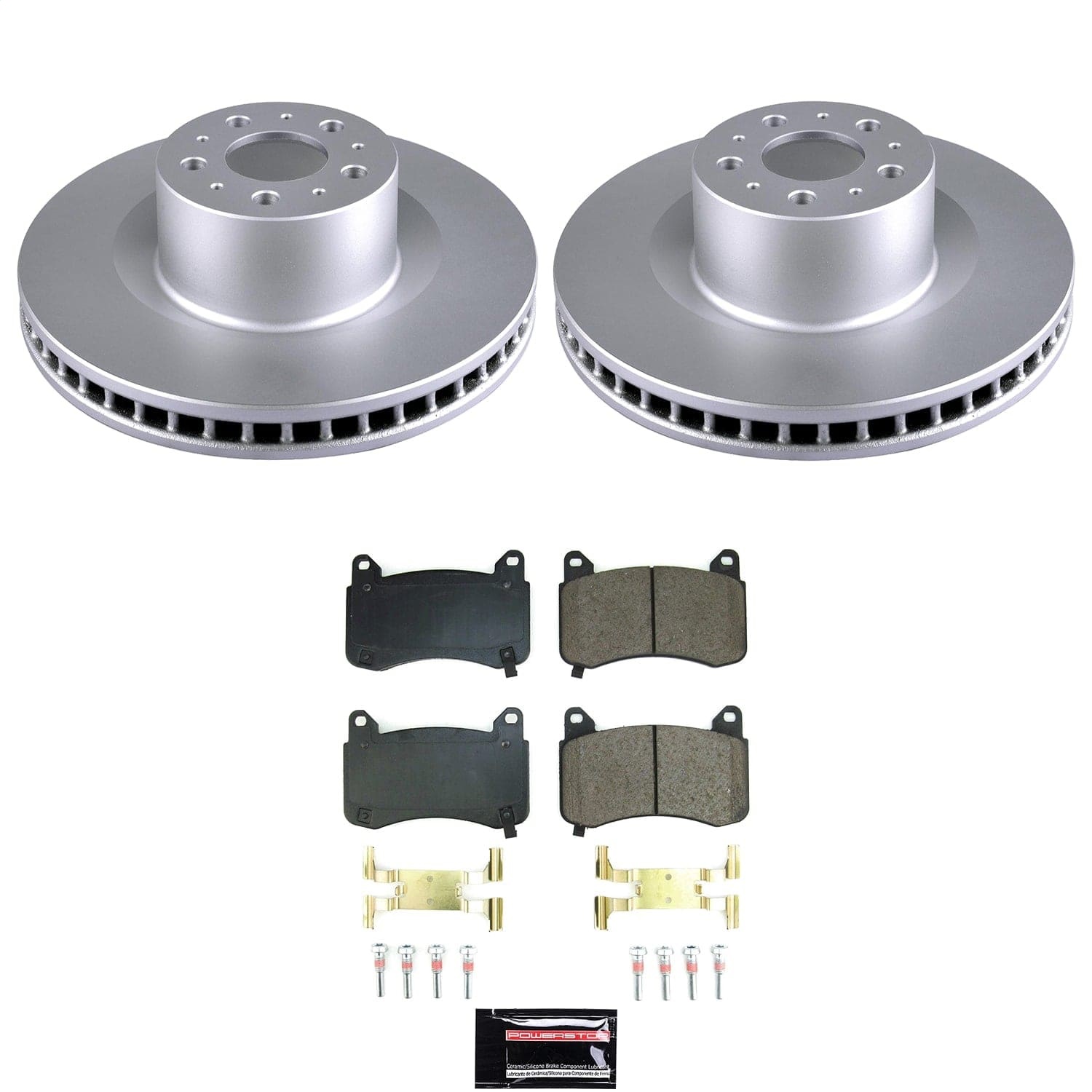 Power Stop - CRK9253 - Front - Disc Brake Pad and Rotor Kit