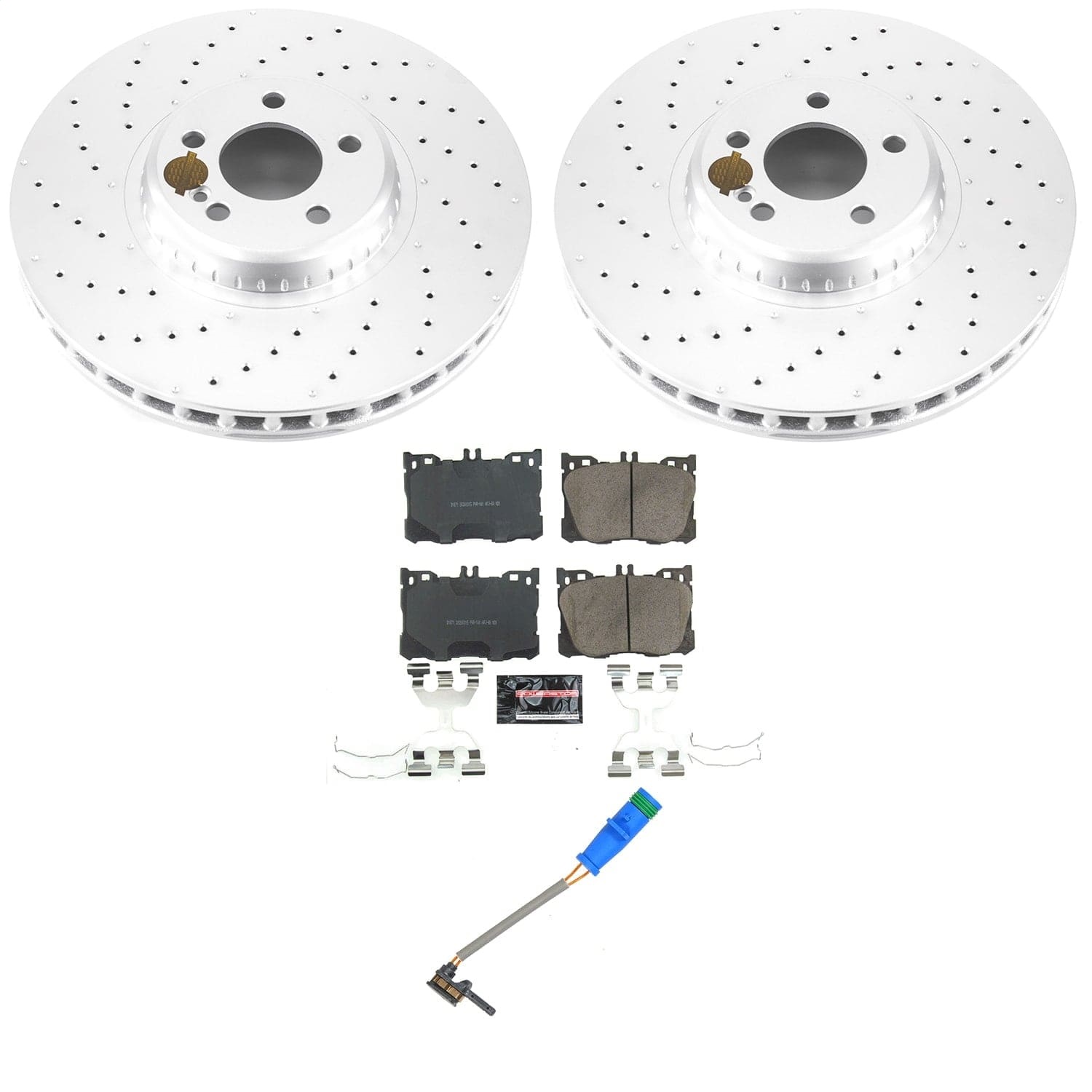 Power Stop - CRK9260 - Front - Disc Brake Pad and Rotor Kit