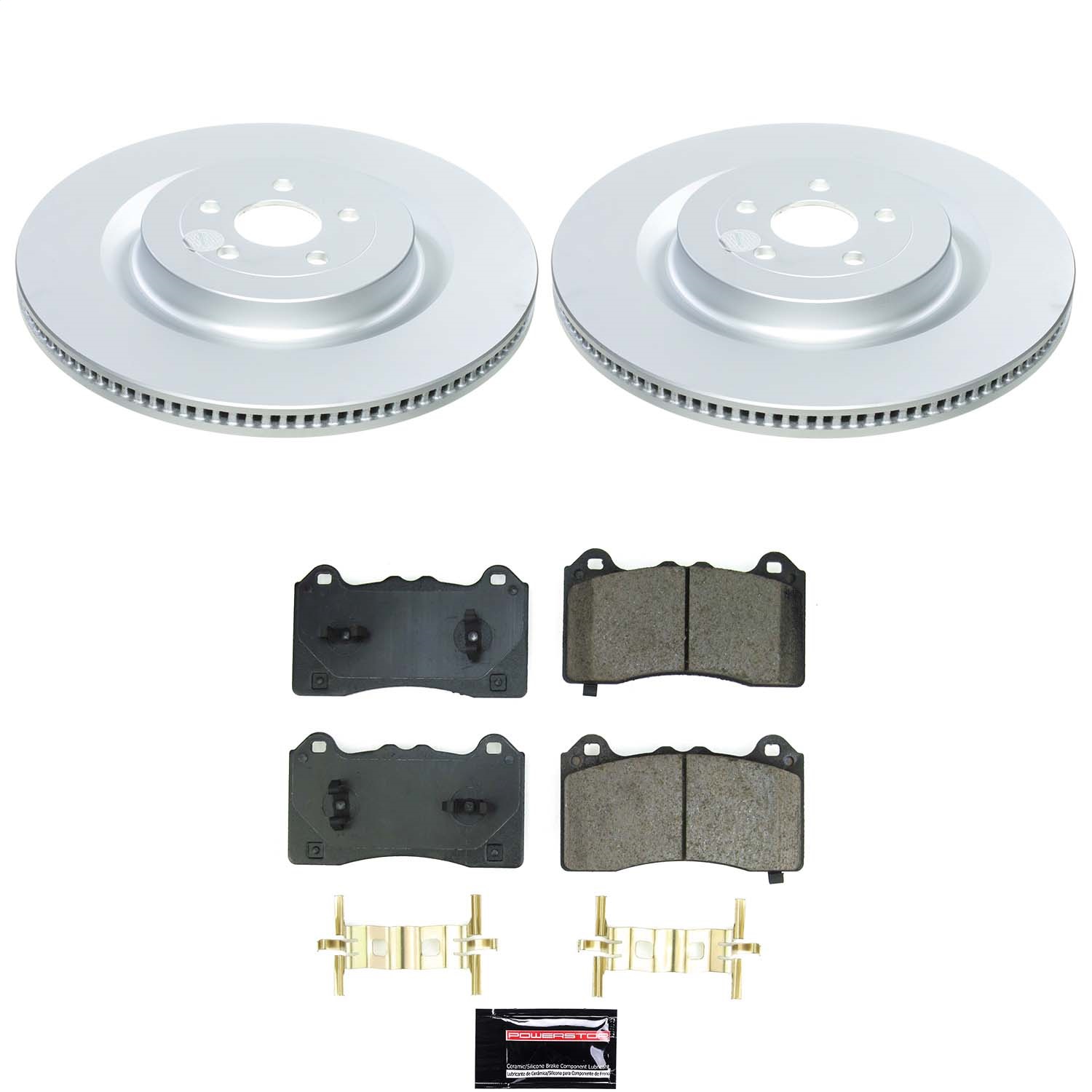 Power Stop - CRK9265 - Front - Disc Brake Pad and Rotor Kit