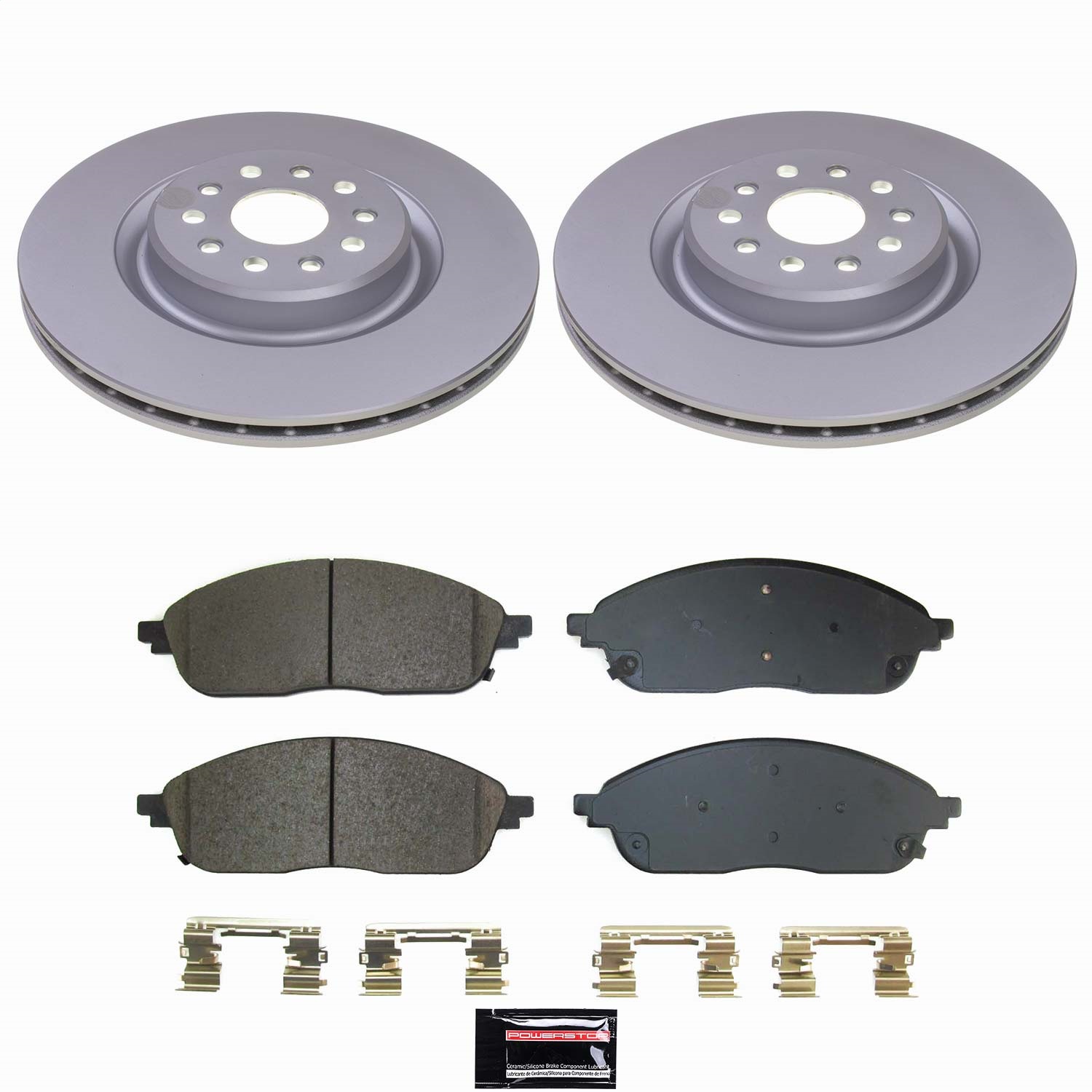 Power Stop - CRK9266 - Front - Disc Brake Pad and Rotor Kit