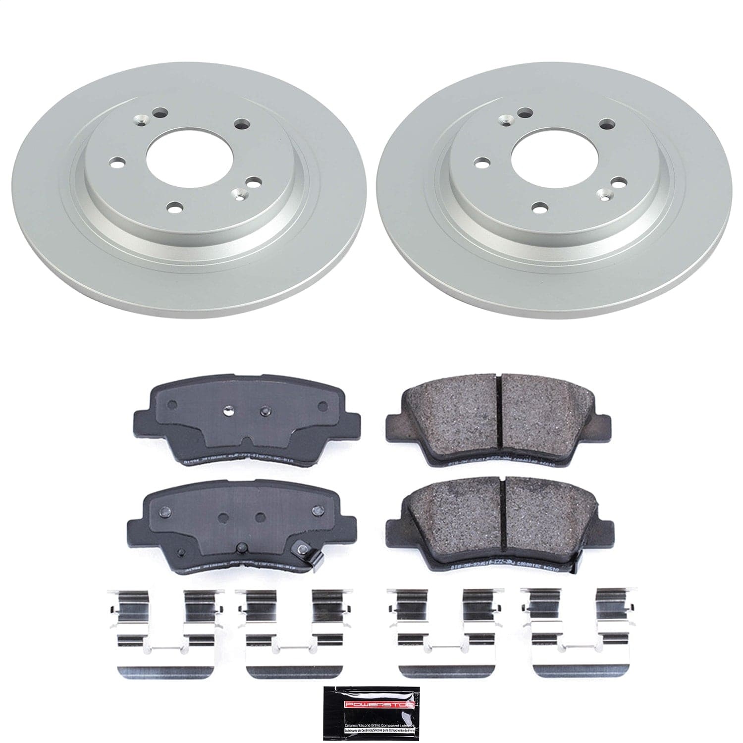 Power Stop - CRK9271 - Rear - Disc Brake Pad and Rotor Kit