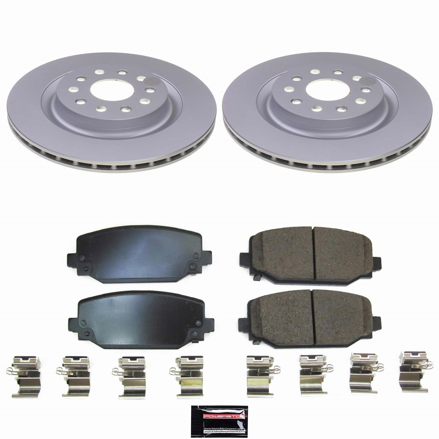 Power Stop - CRK9279 - Rear - Disc Brake Pad and Rotor Kit