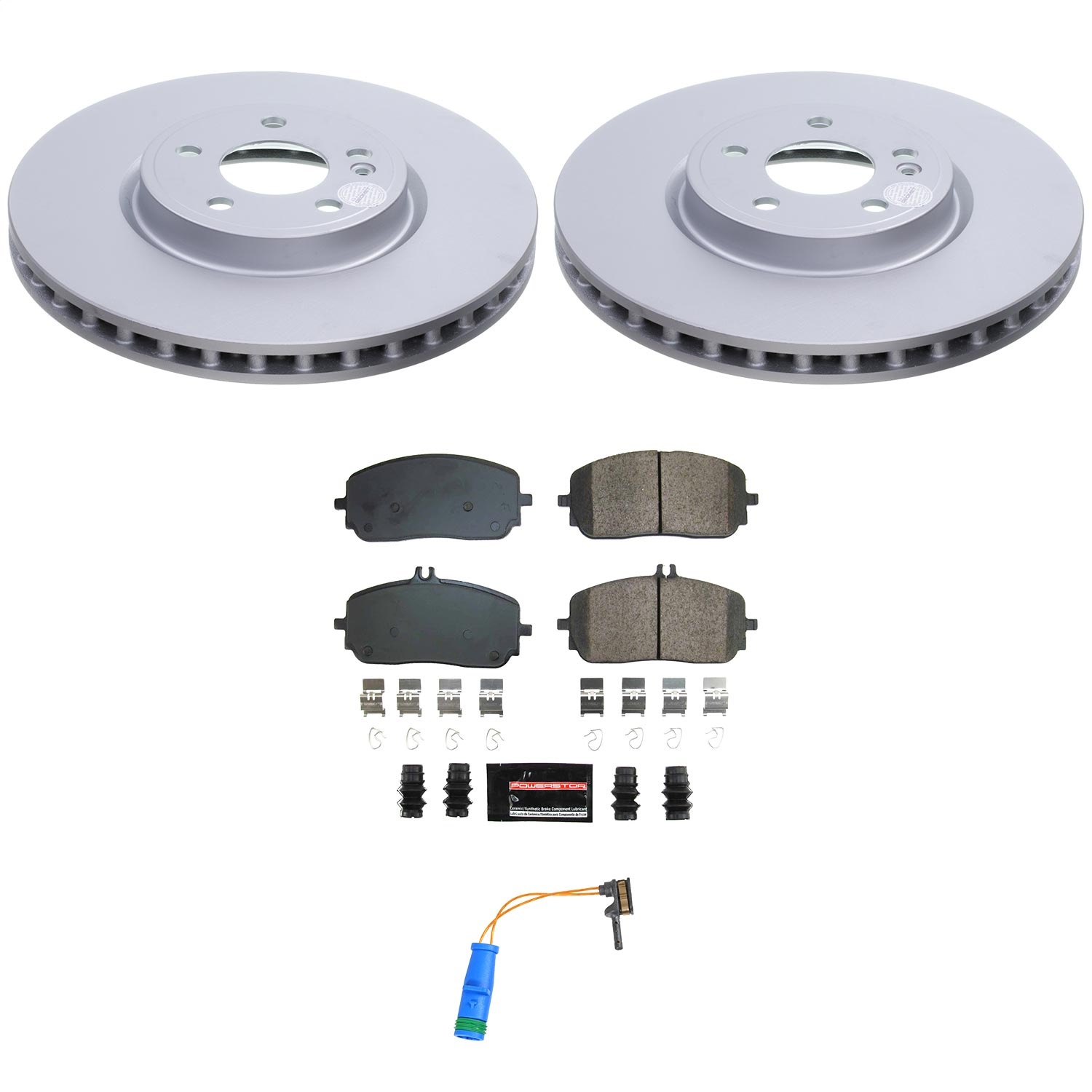 Power Stop - CRK9295 - Front - Disc Brake Pad and Rotor Kit