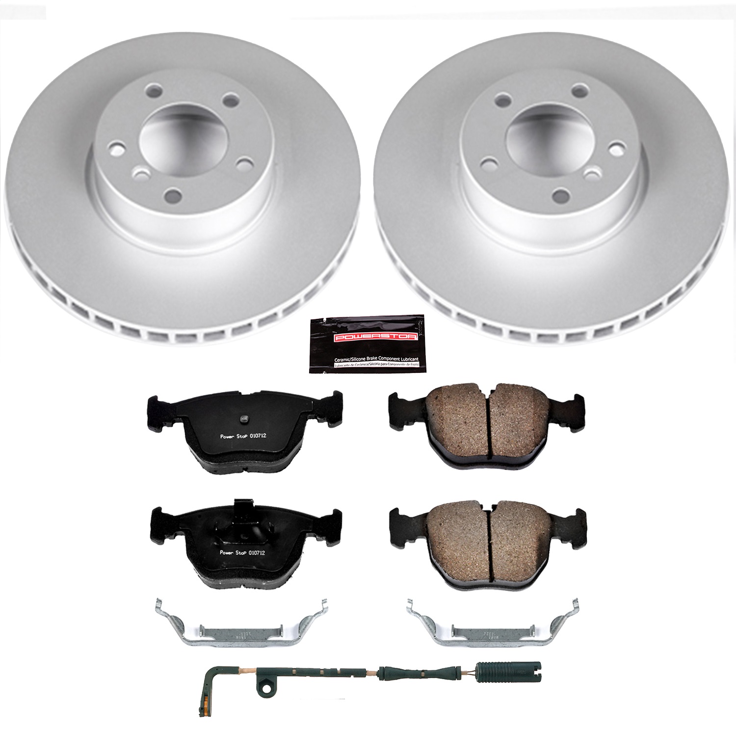Power Stop - CRK944 - Front - Disc Brake Pad and Rotor Kit