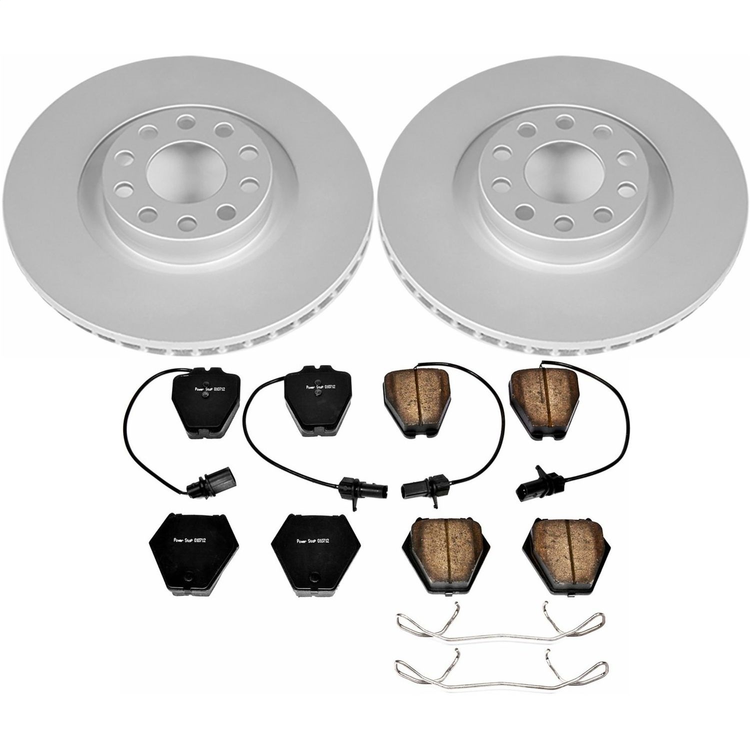 Power Stop - CRK948 - Front - Disc Brake Pad and Rotor Kit