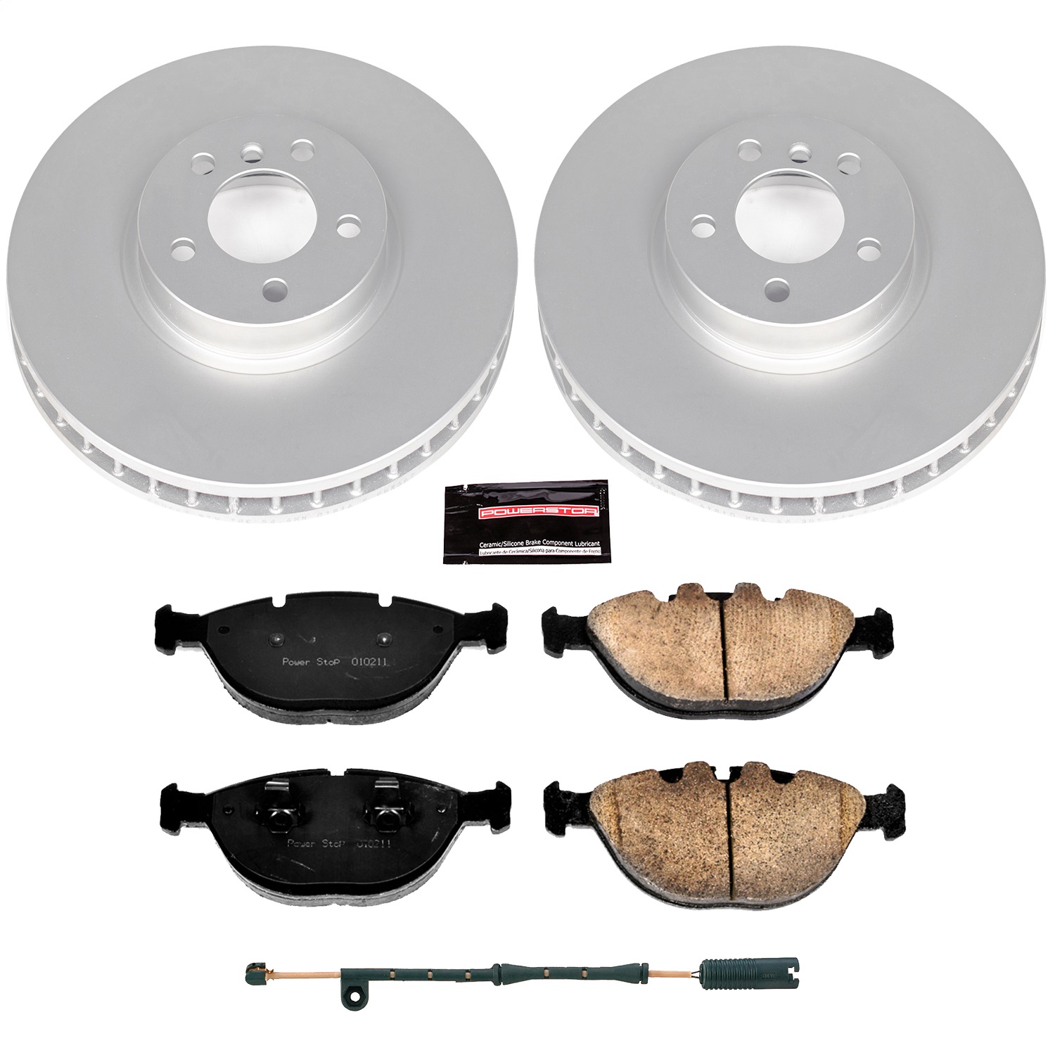 Power Stop - CRK956 - Front - Disc Brake Pad and Rotor Kit