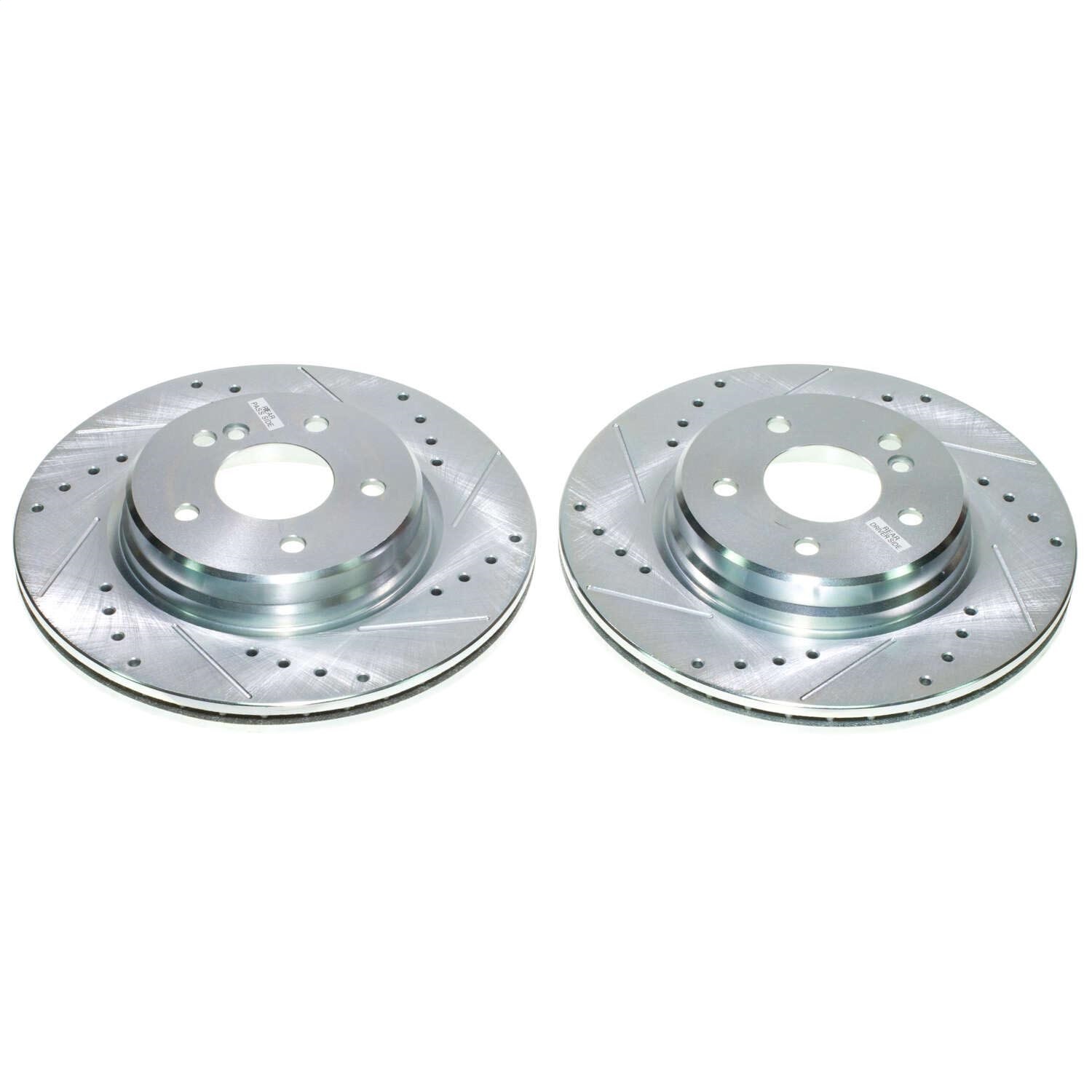 Power Stop - EBR808XPR - Rear - Disc Brake Rotor Set