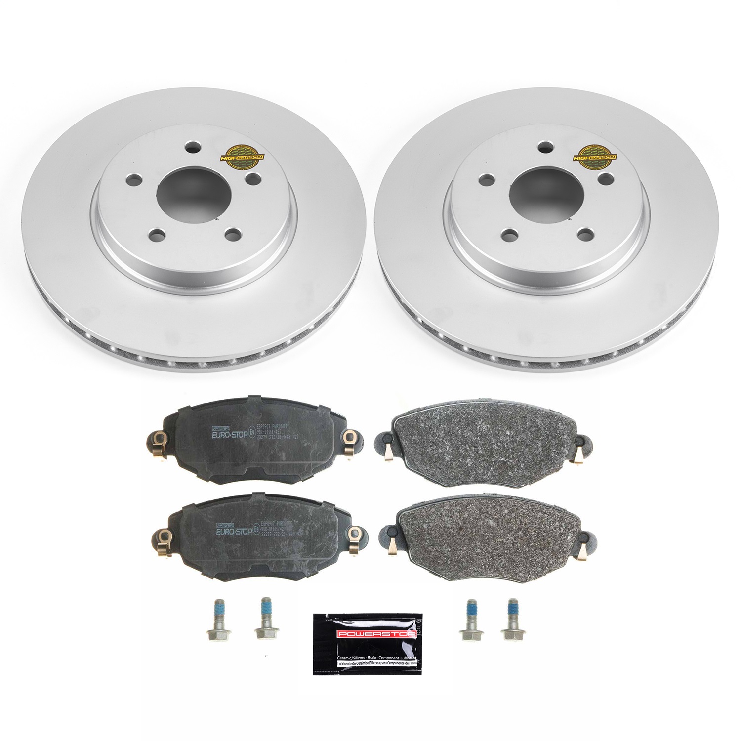 Power Stop - ESK1373 - Front - Disc Brake Pad and Rotor Kit