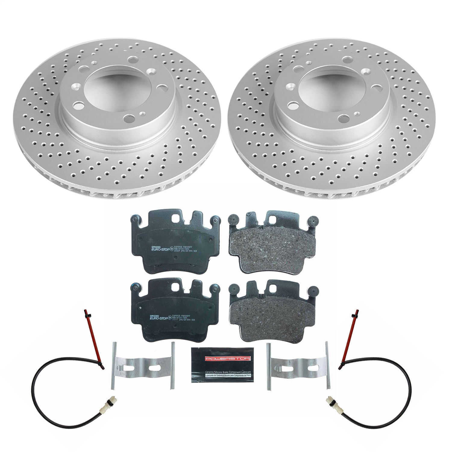 Power Stop - ESK1698 - Front - Disc Brake Pad and Rotor Kit
