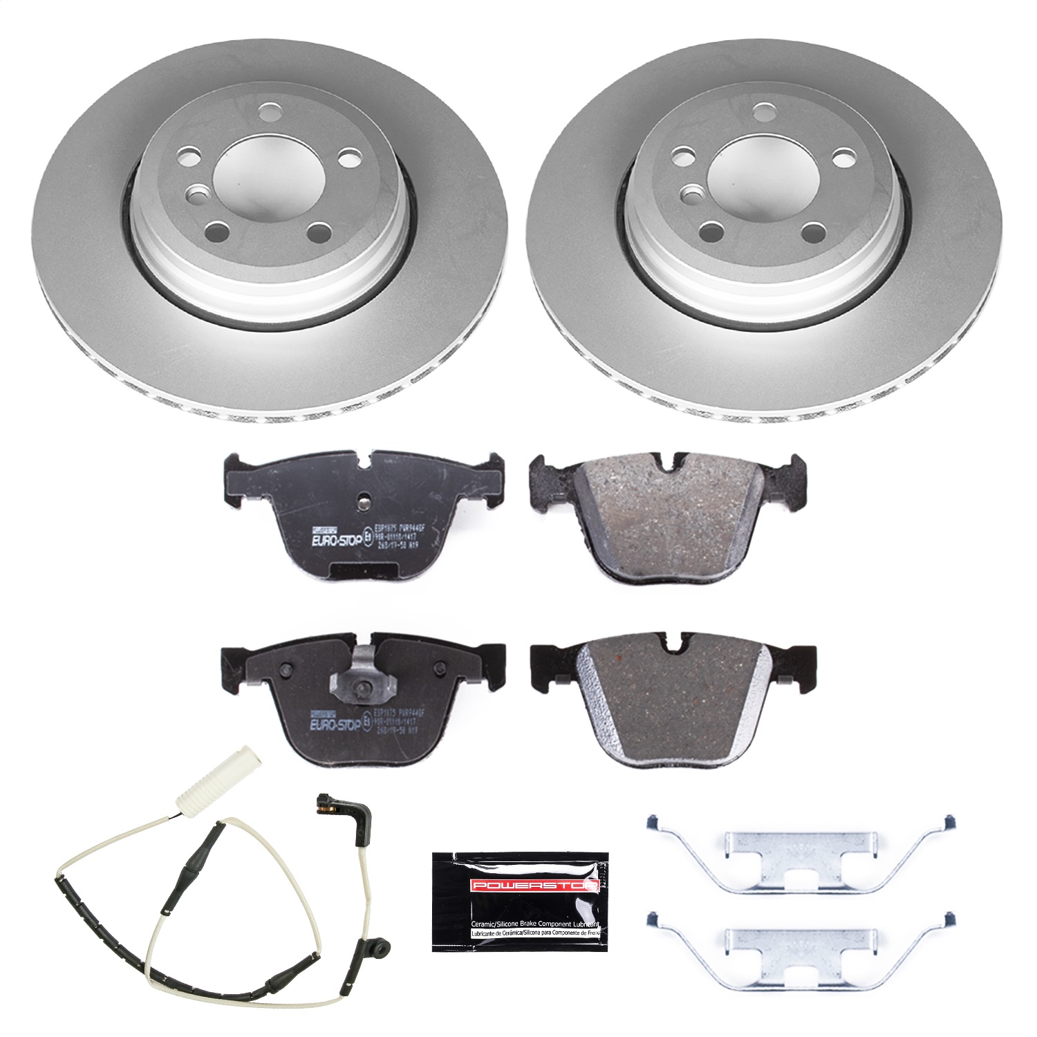 Power Stop - ESK2086 - Rear - Disc Brake Pad and Rotor Kit