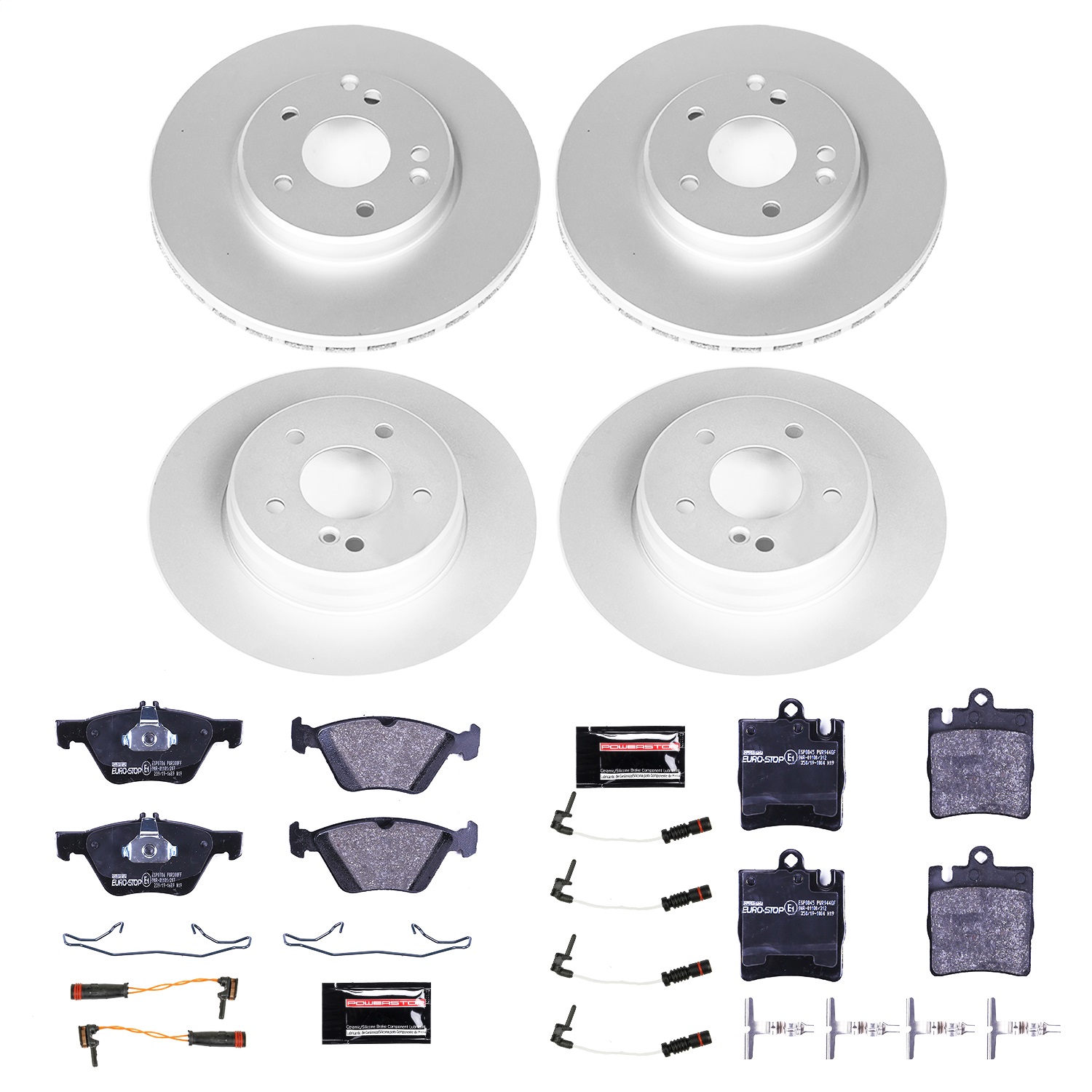 Power Stop - ESK2786 - Front and Rear - Disc Brake Pad and Rotor Kit