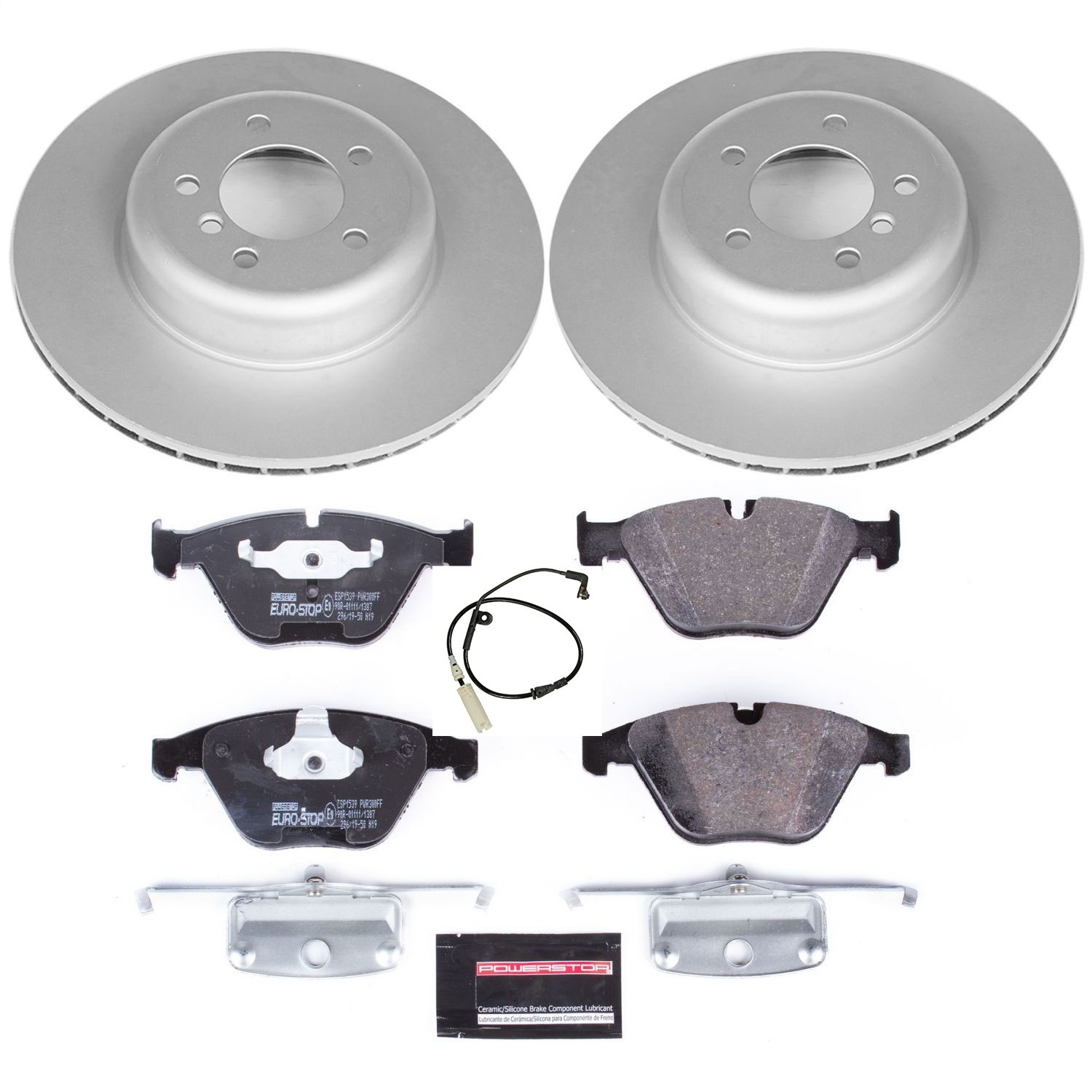 Power Stop - ESK2918 - Front - Disc Brake Pad and Rotor Kit