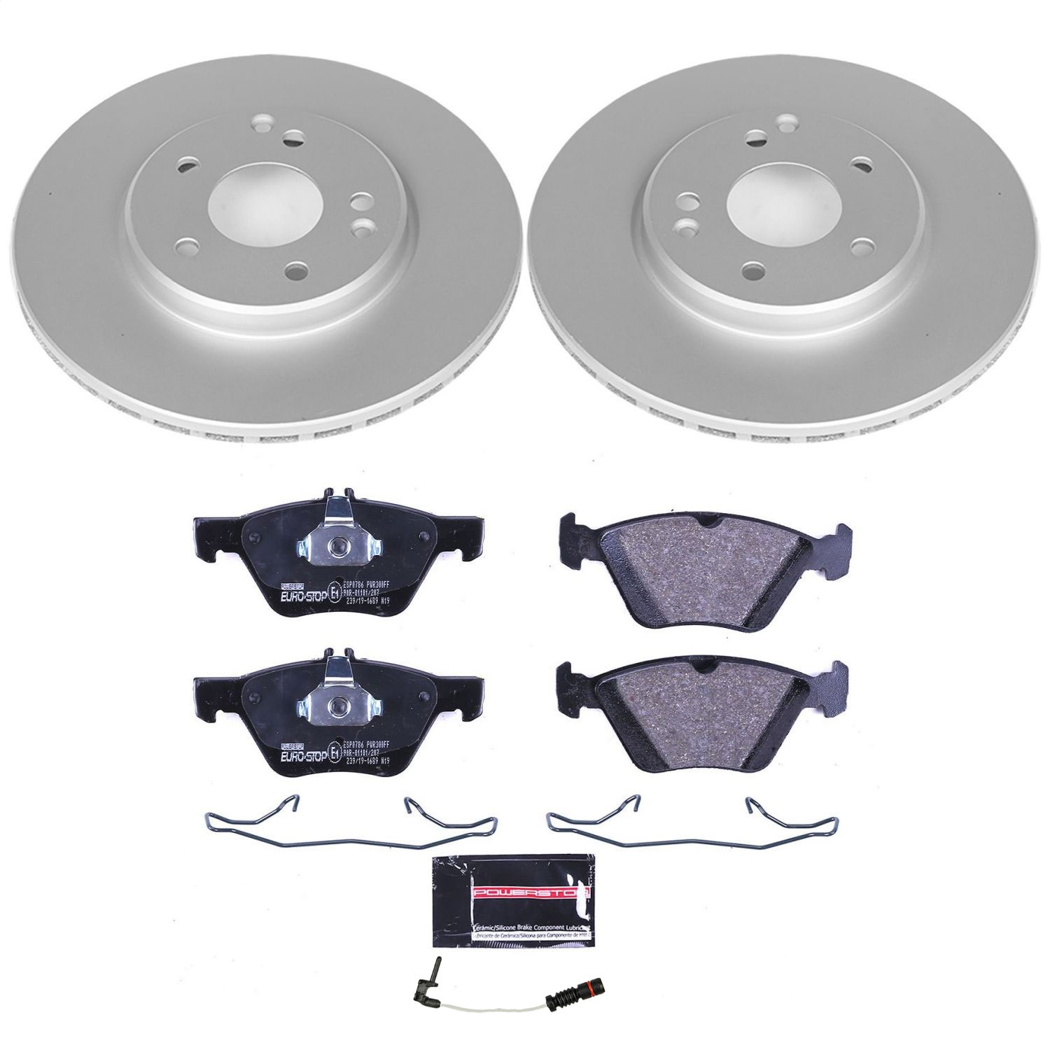 Power Stop - ESK2926 - Front - Disc Brake Pad and Rotor Kit