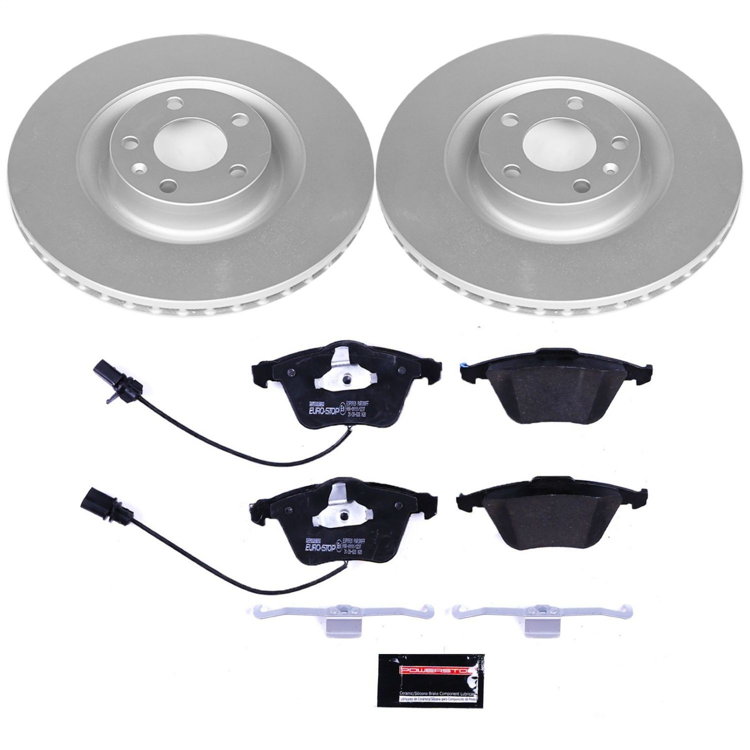 Power Stop - ESK2934 - Front - Disc Brake Pad and Rotor Kit