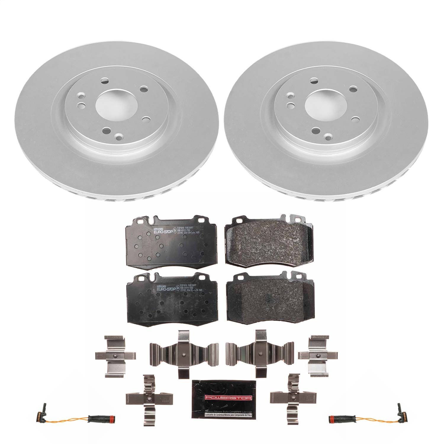 Power Stop - ESK2950 - Front - Disc Brake Pad and Rotor Kit