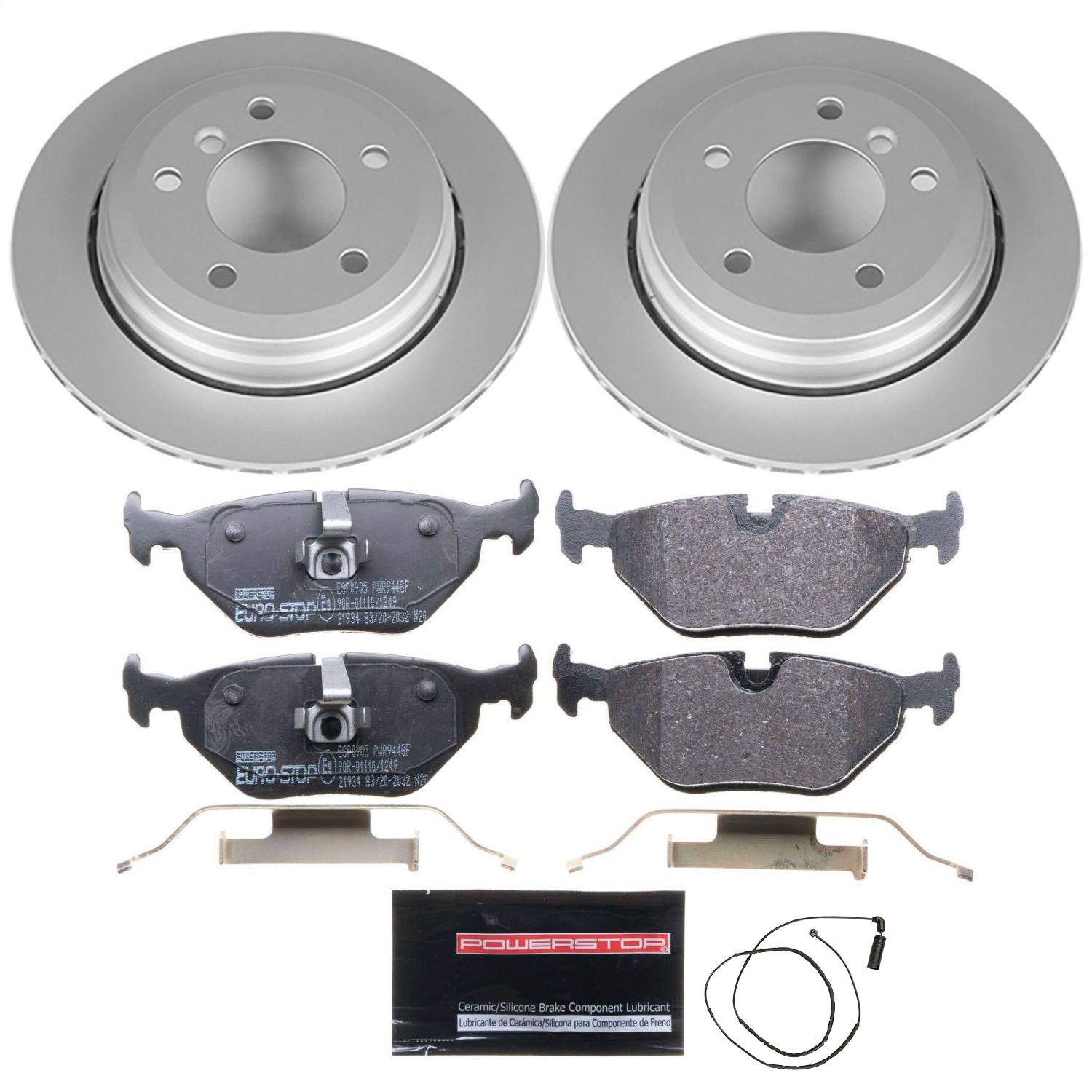 Power Stop - ESK2970 - Rear - Disc Brake Pad and Rotor Kit