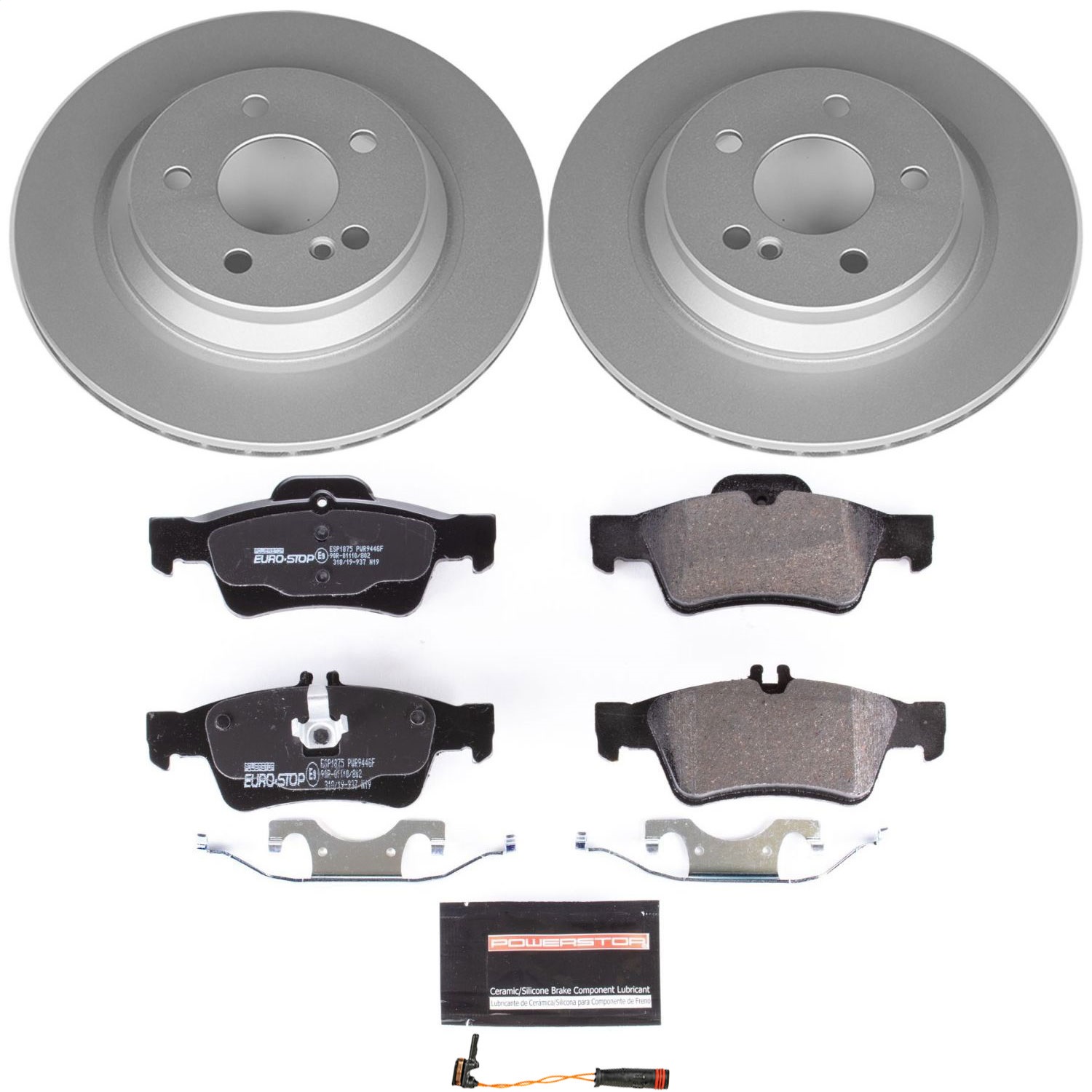 Power Stop - ESK2998 - Rear - Disc Brake Pad and Rotor Kit