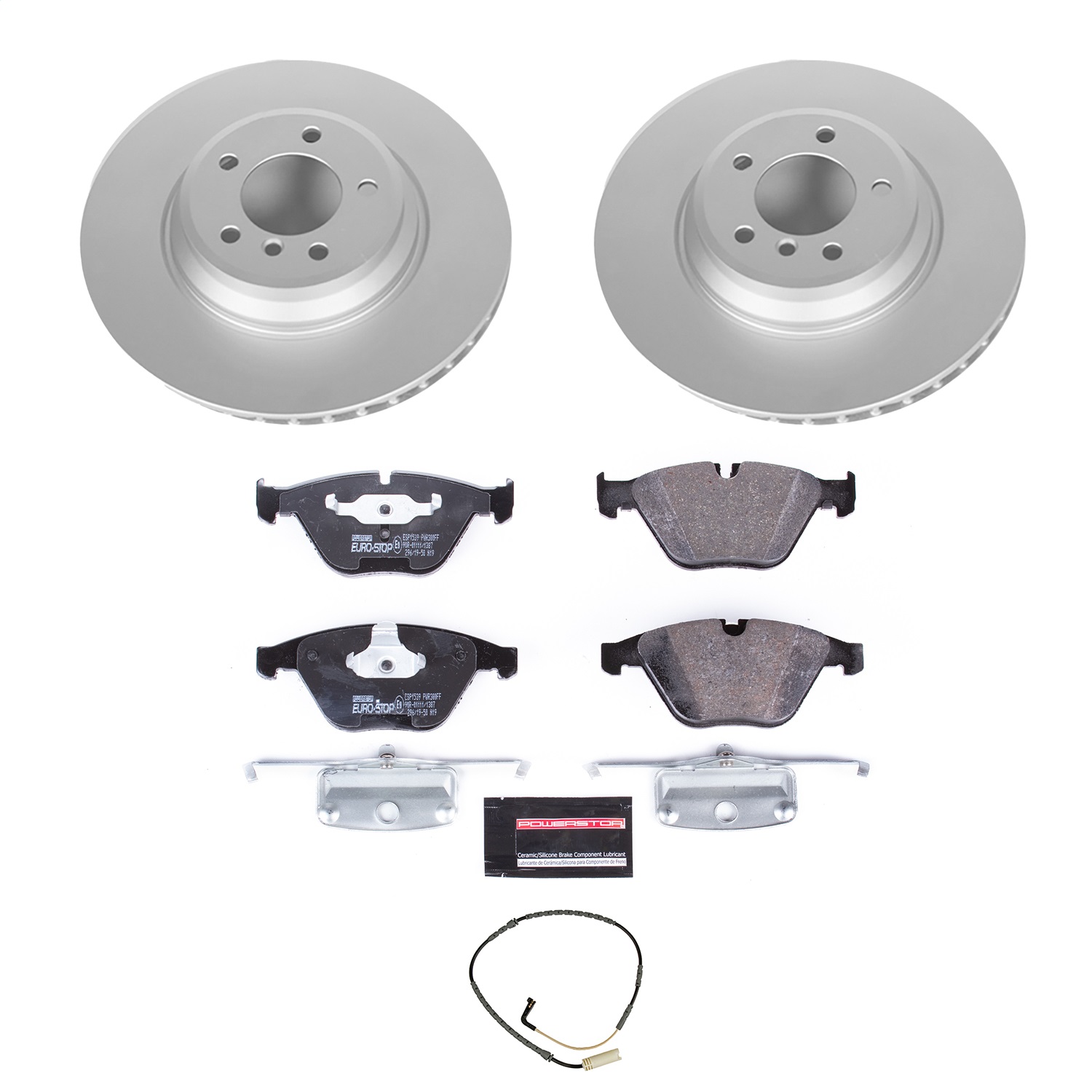 Power Stop - ESK3015 - Front - Disc Brake Pad and Rotor Kit