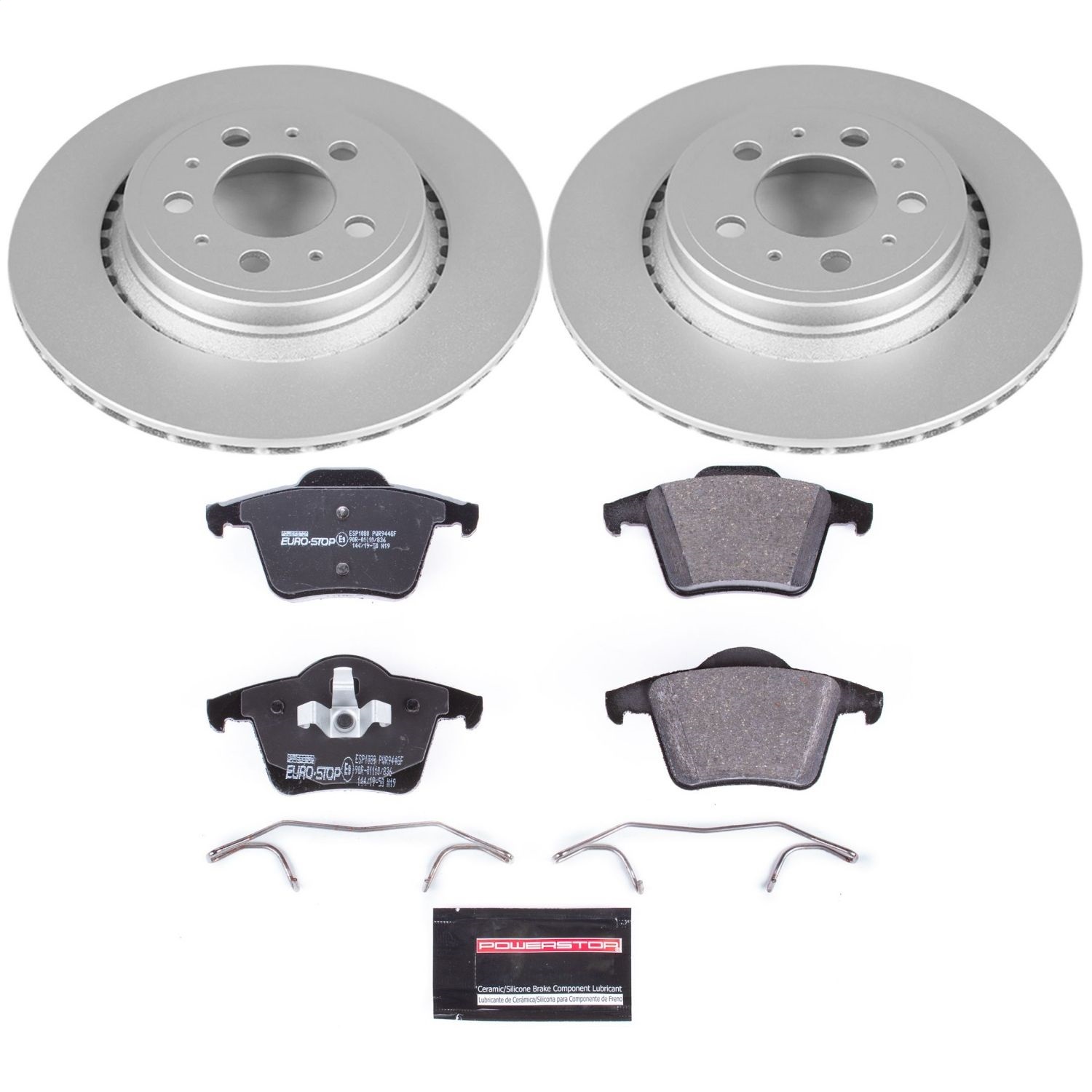 Power Stop - ESK3039 - Rear - Disc Brake Pad and Rotor Kit