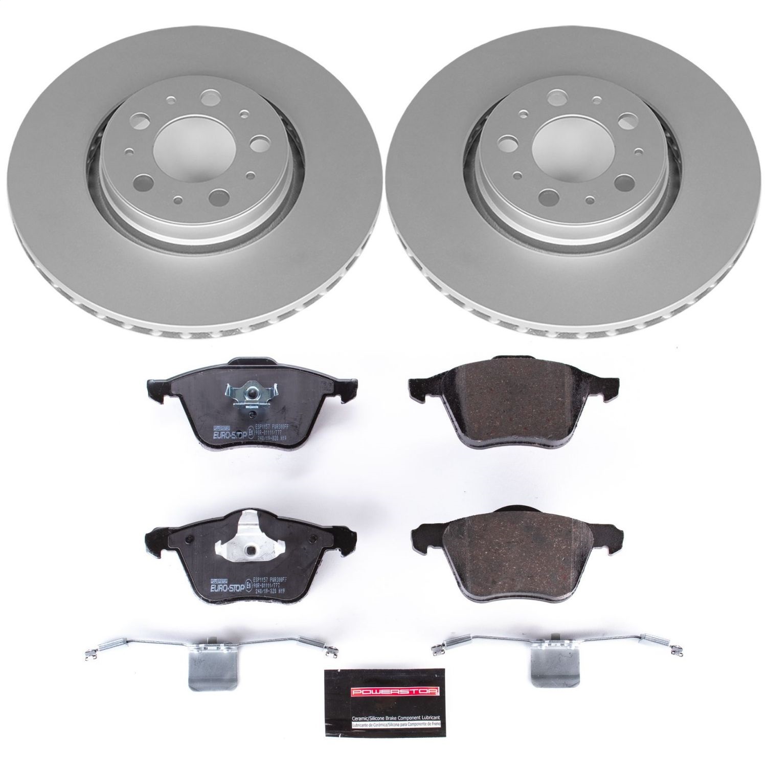Power Stop - ESK3063 - Front - Disc Brake Pad and Rotor Kit