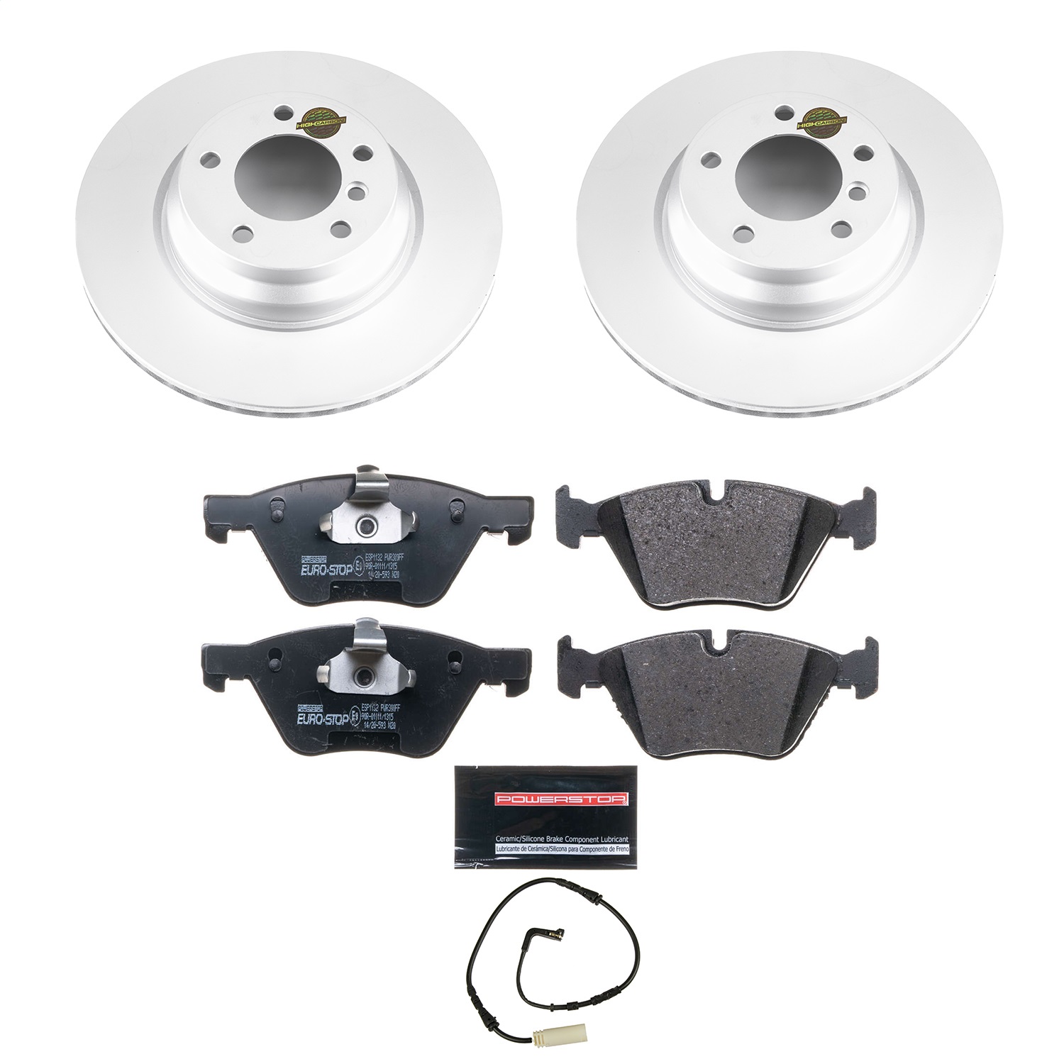 Power Stop - ESK3077 - Front - Disc Brake Pad and Rotor Kit