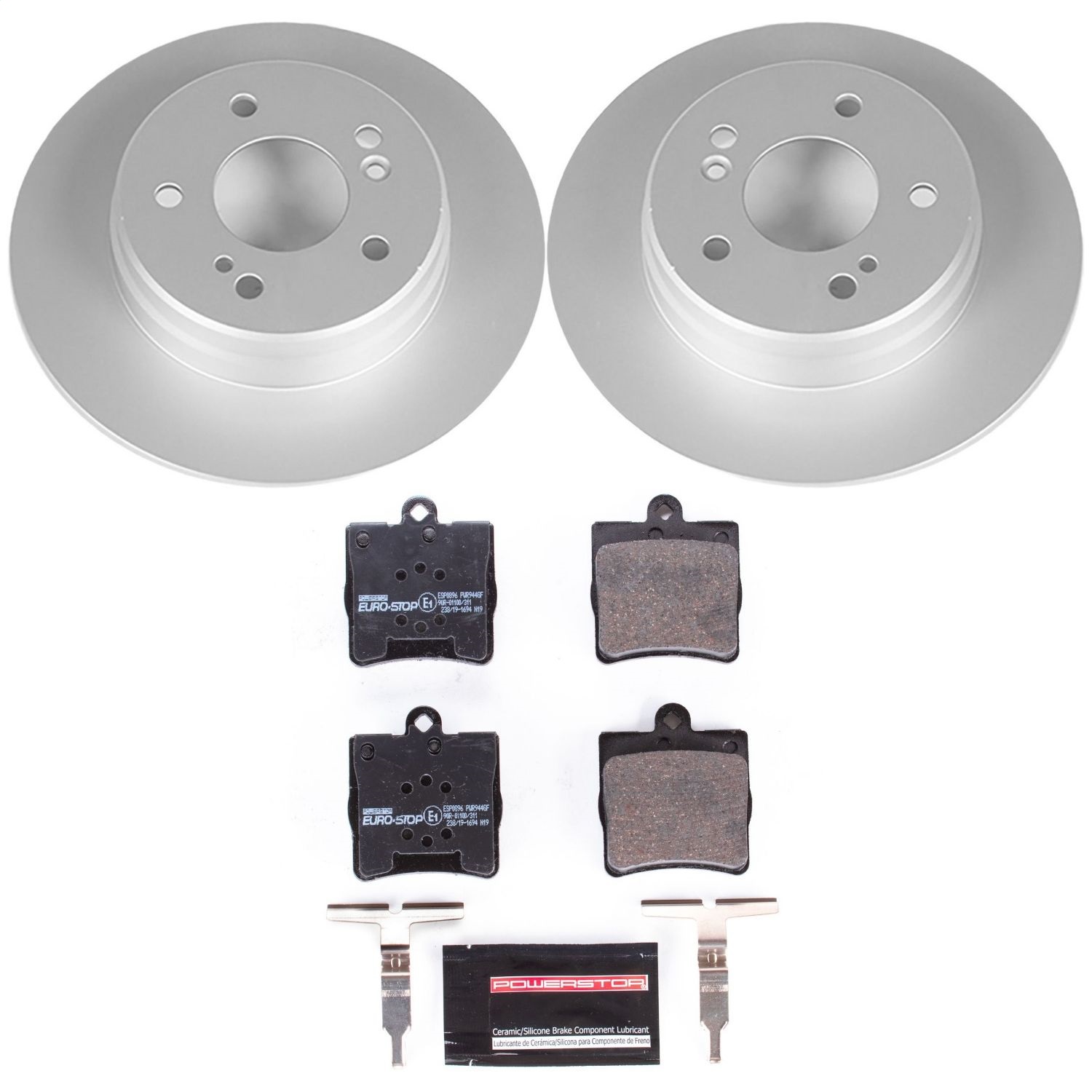 Power Stop - ESK368 - Rear - Disc Brake Pad and Rotor Kit