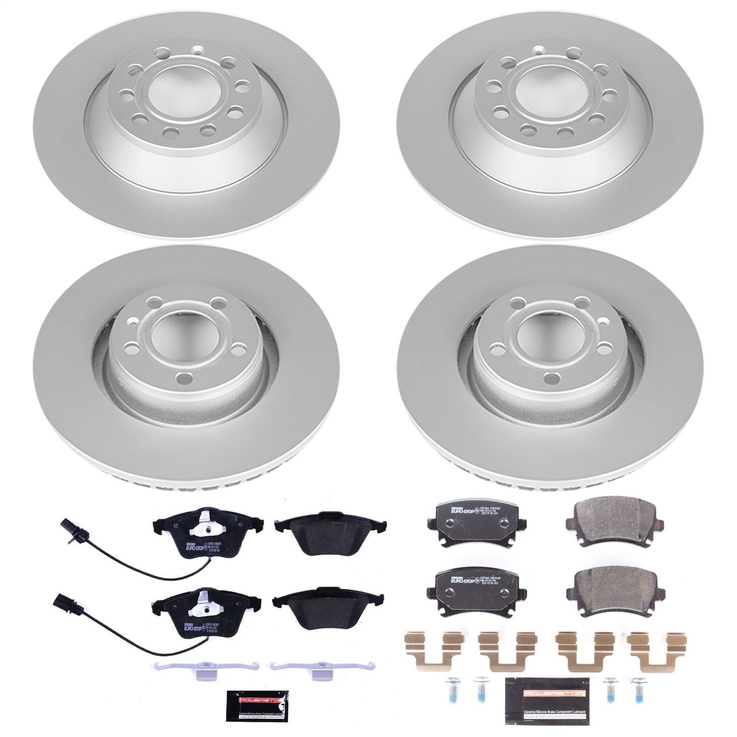 Power Stop - ESK4066 - Front and Rear - Disc Brake Pad and Rotor Kit