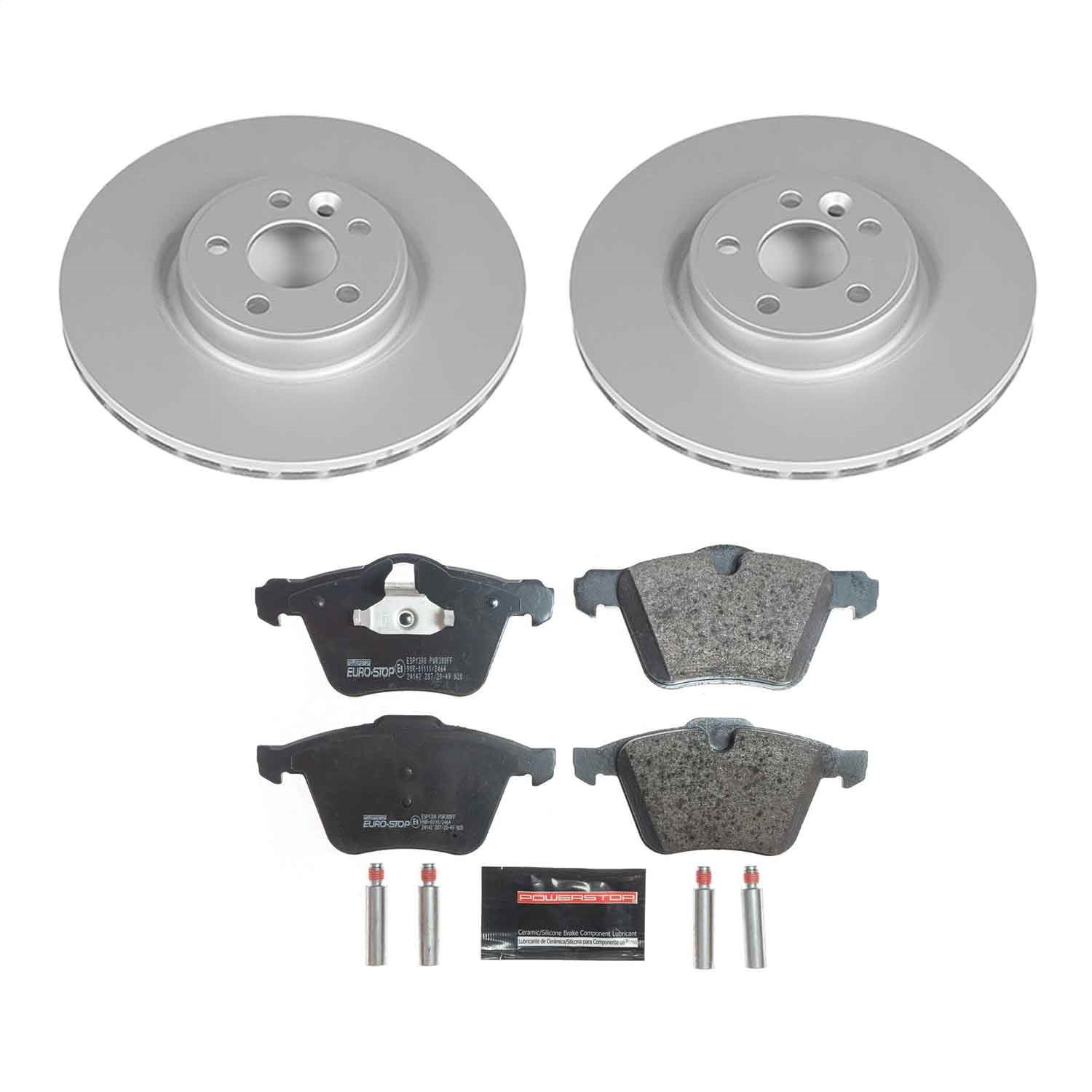 Power Stop - ESK4118 - Front and Rear - Disc Brake Pad and Rotor Kit