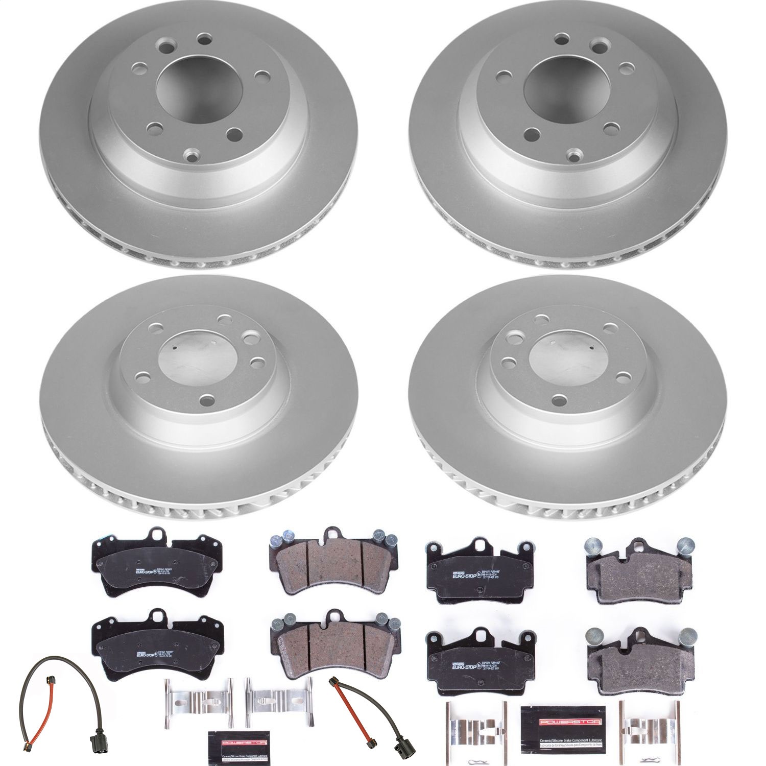 Power Stop - ESK4500 - Front and Rear - Disc Brake Pad and Rotor Kit