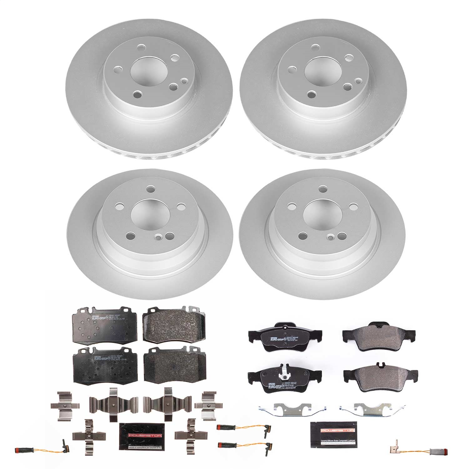 Power Stop - ESK4513 - Front and Rear - Disc Brake Pad and Rotor Kit