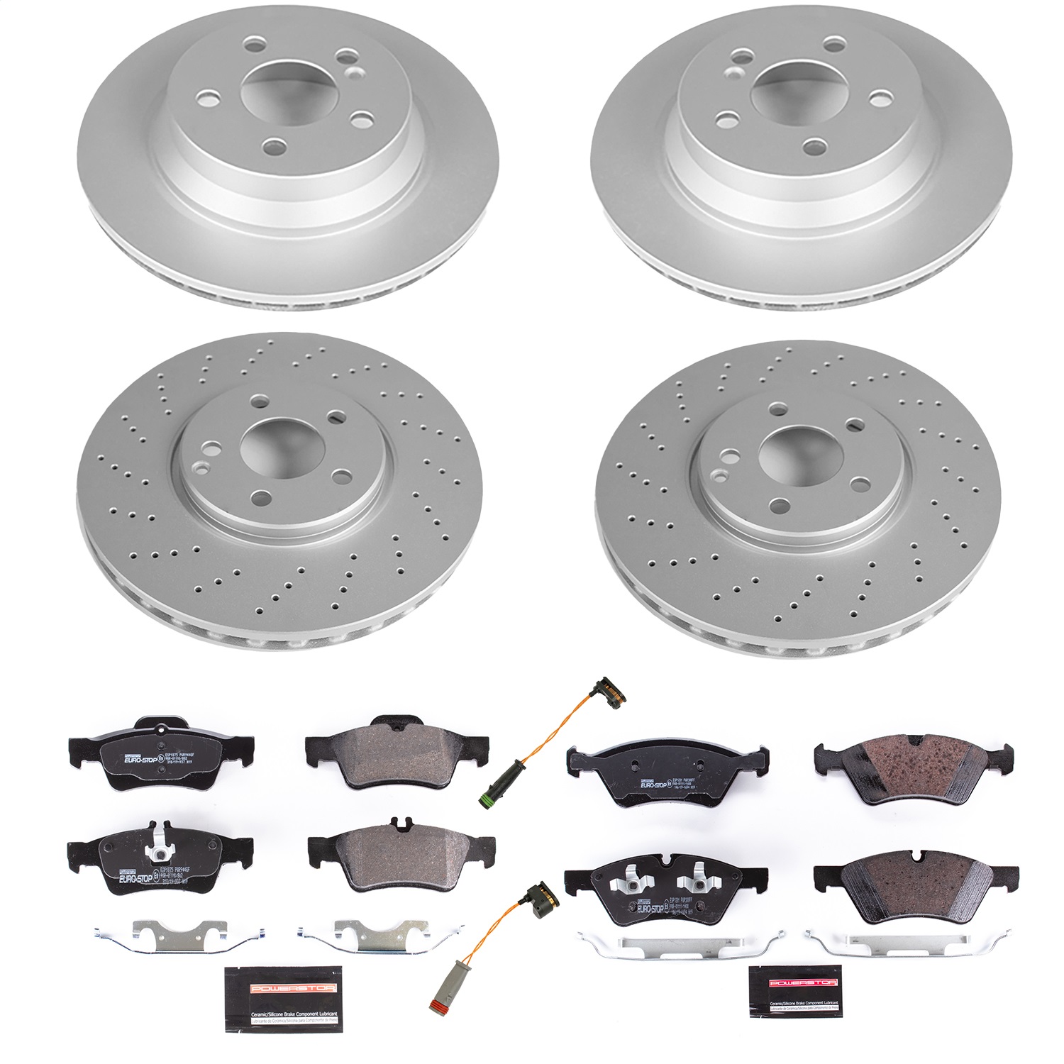 Power Stop - ESK4516 - Front and Rear - Disc Brake Pad and Rotor Kit