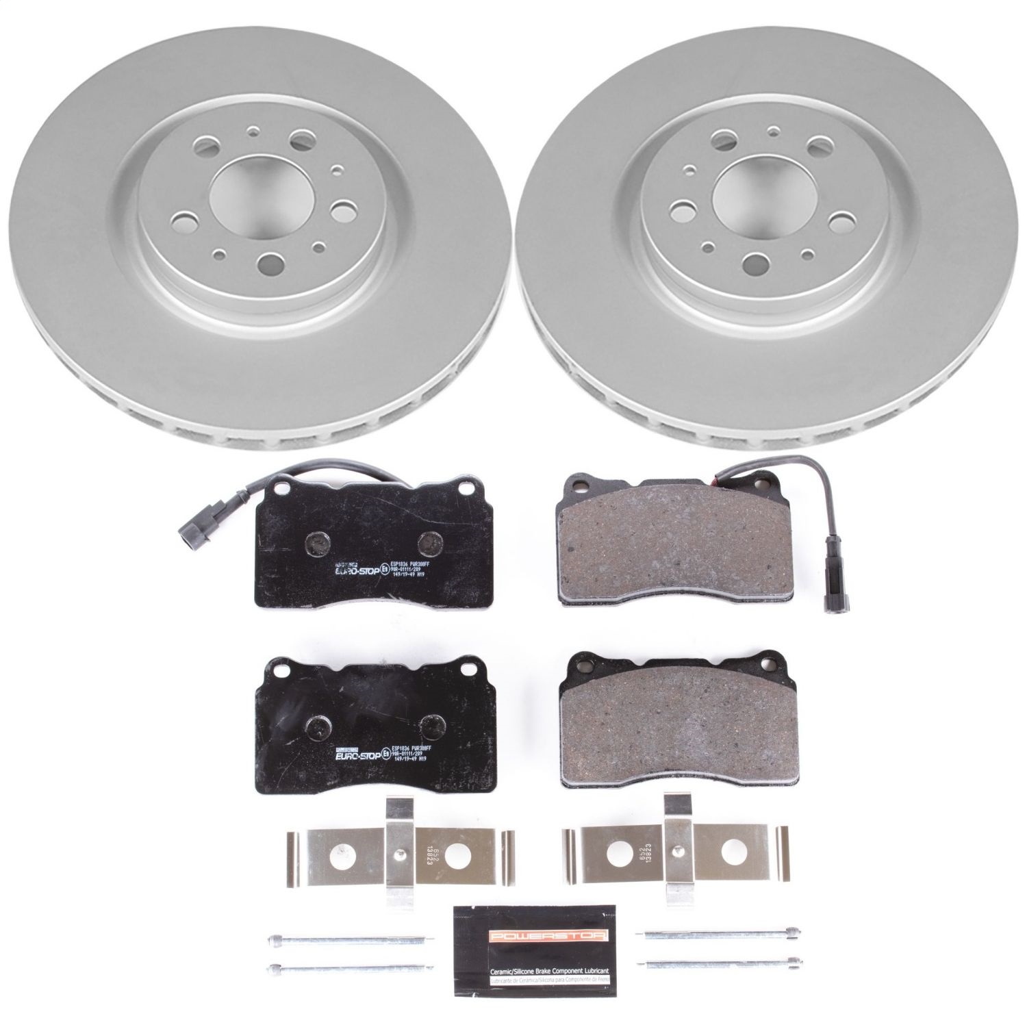 Power Stop - ESK4548 - Front - Disc Brake Pad and Rotor Kit