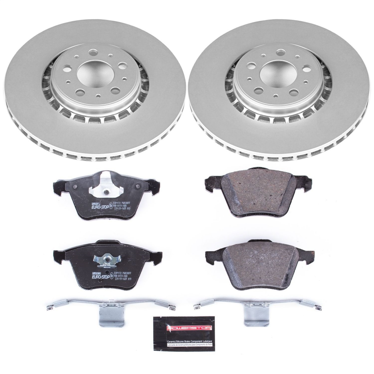Power Stop - ESK4552 - Front - Disc Brake Pad and Rotor Kit