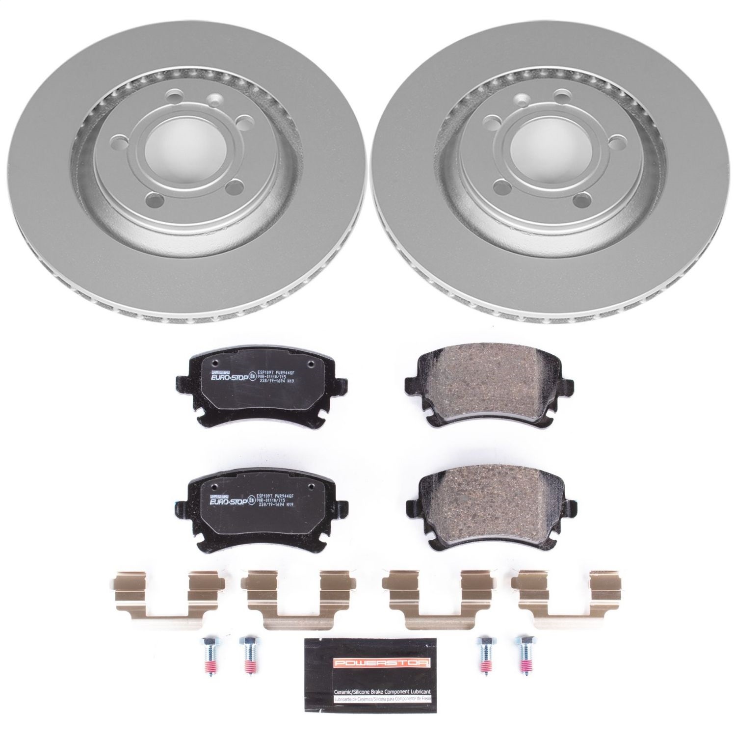 Power Stop - ESK4564 - Rear - Disc Brake Pad and Rotor Kit