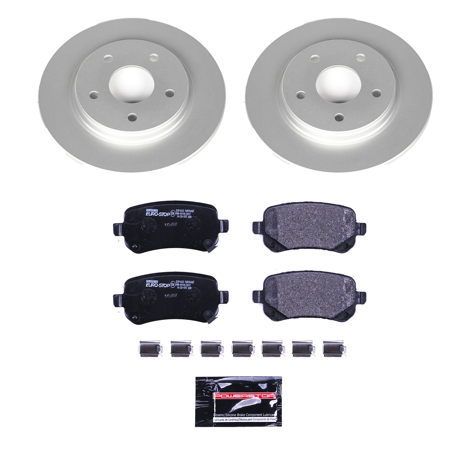 Power Stop - ESK4569 - Rear - Disc Brake Pad and Rotor Kit