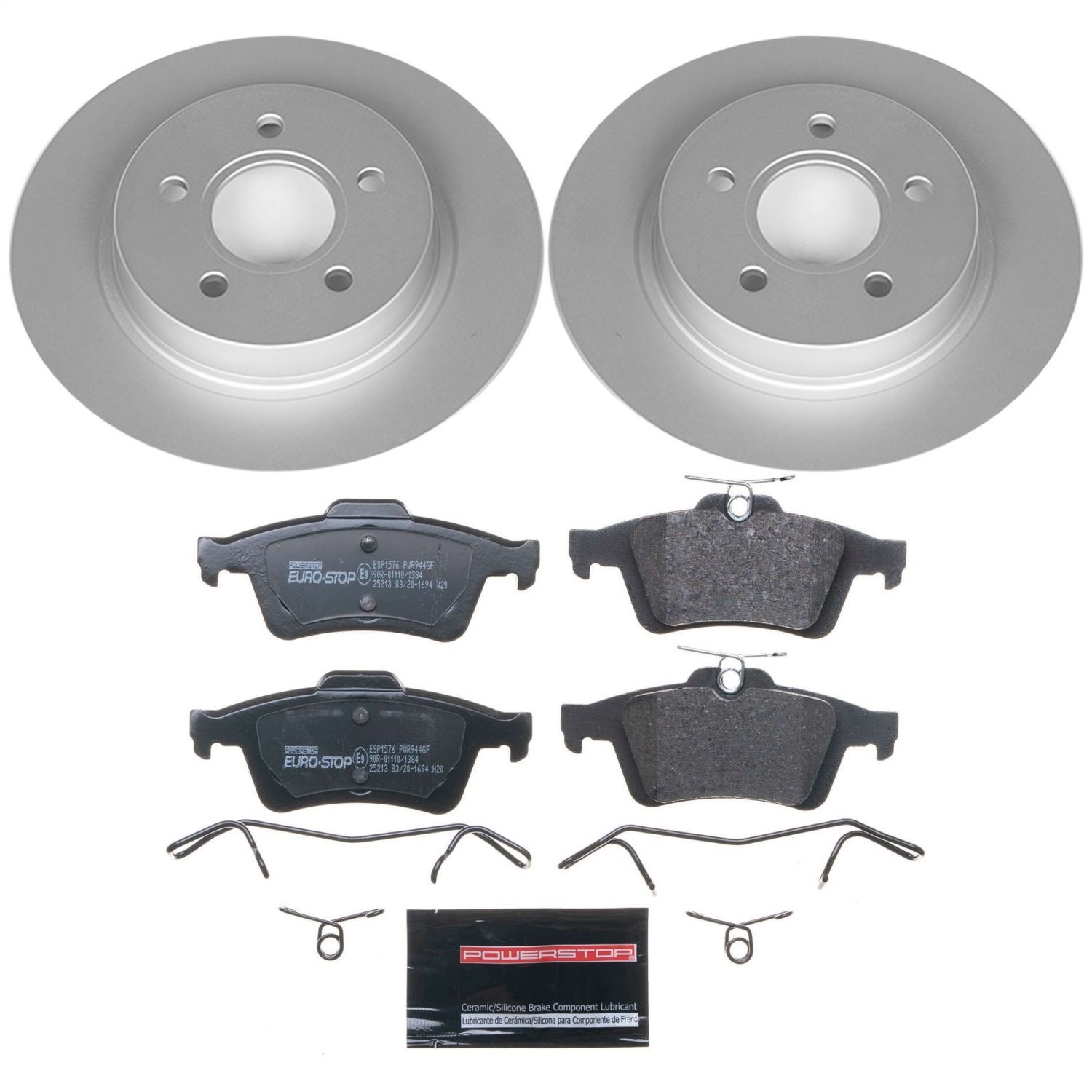Power Stop - ESK4613 - Rear - Disc Brake Pad and Rotor Kit