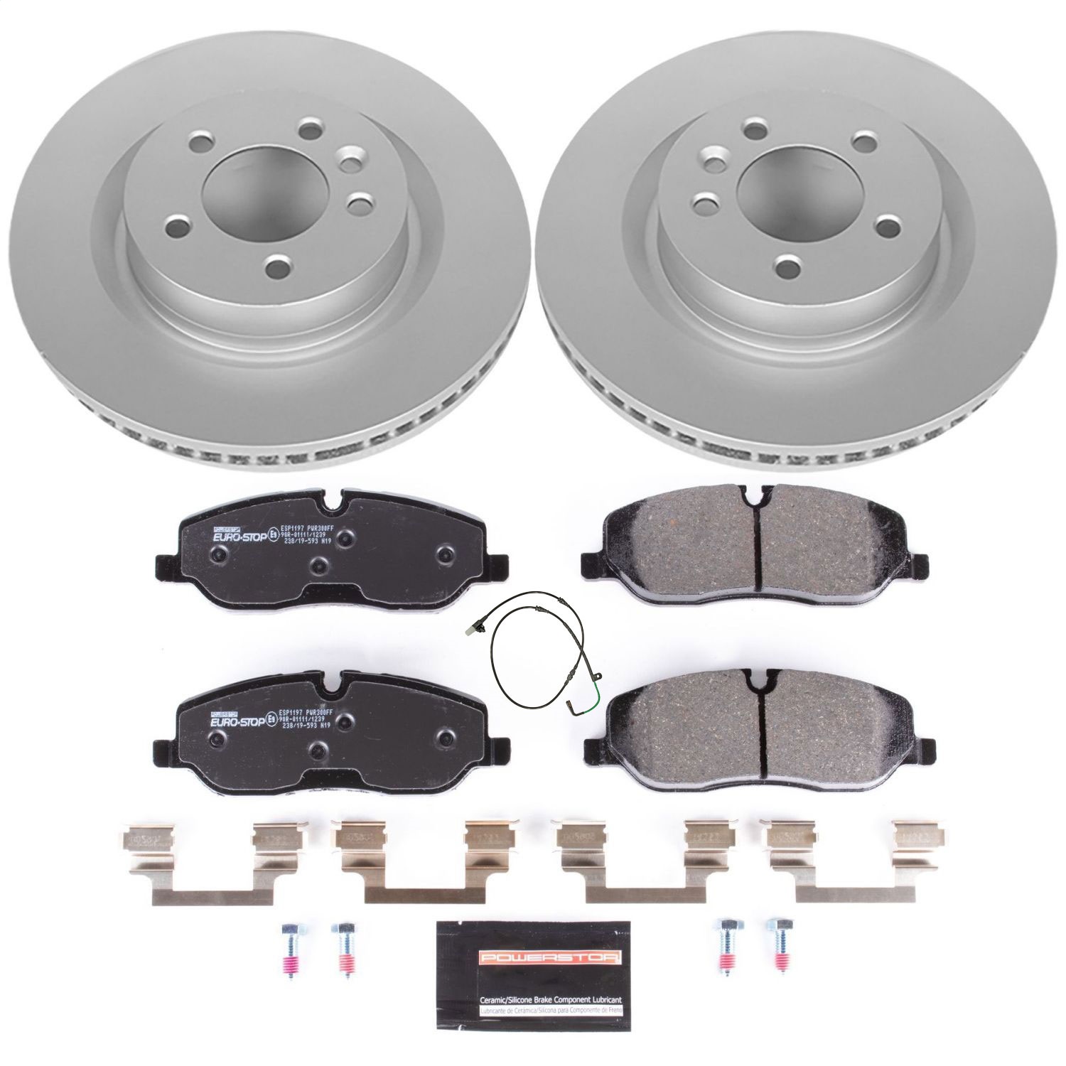 Power Stop - ESK4615 - Front - Disc Brake Pad and Rotor Kit
