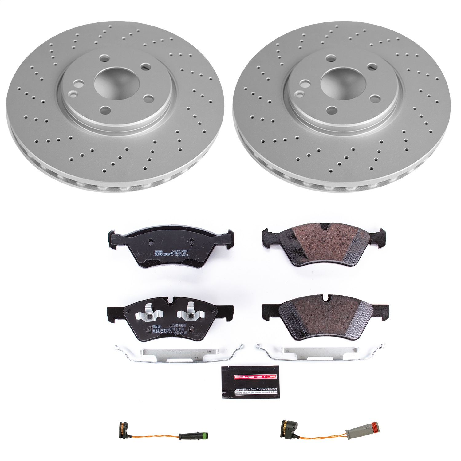 Power Stop - ESK4644 - Front - Disc Brake Pad and Rotor Kit