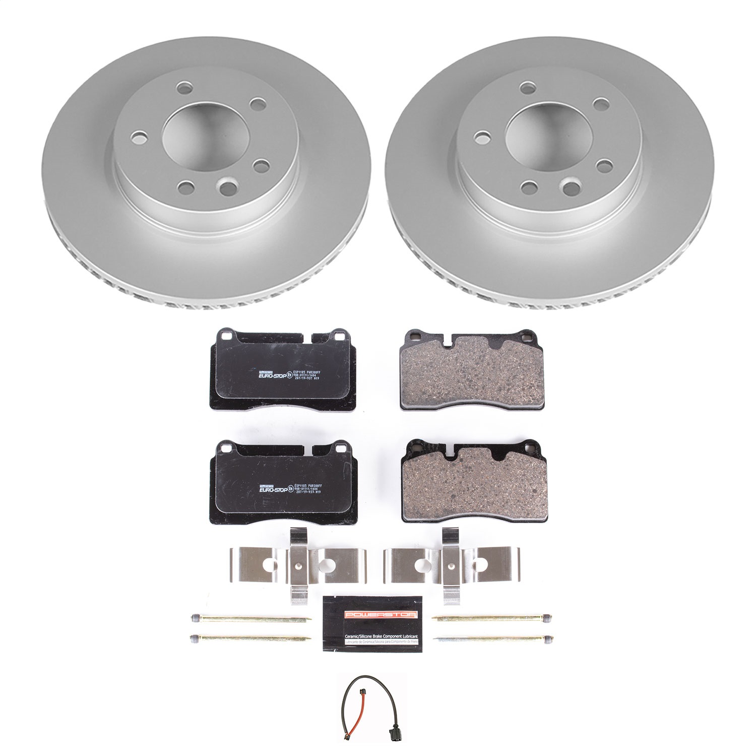 Power Stop - ESK4656 - Front - Disc Brake Pad and Rotor Kit