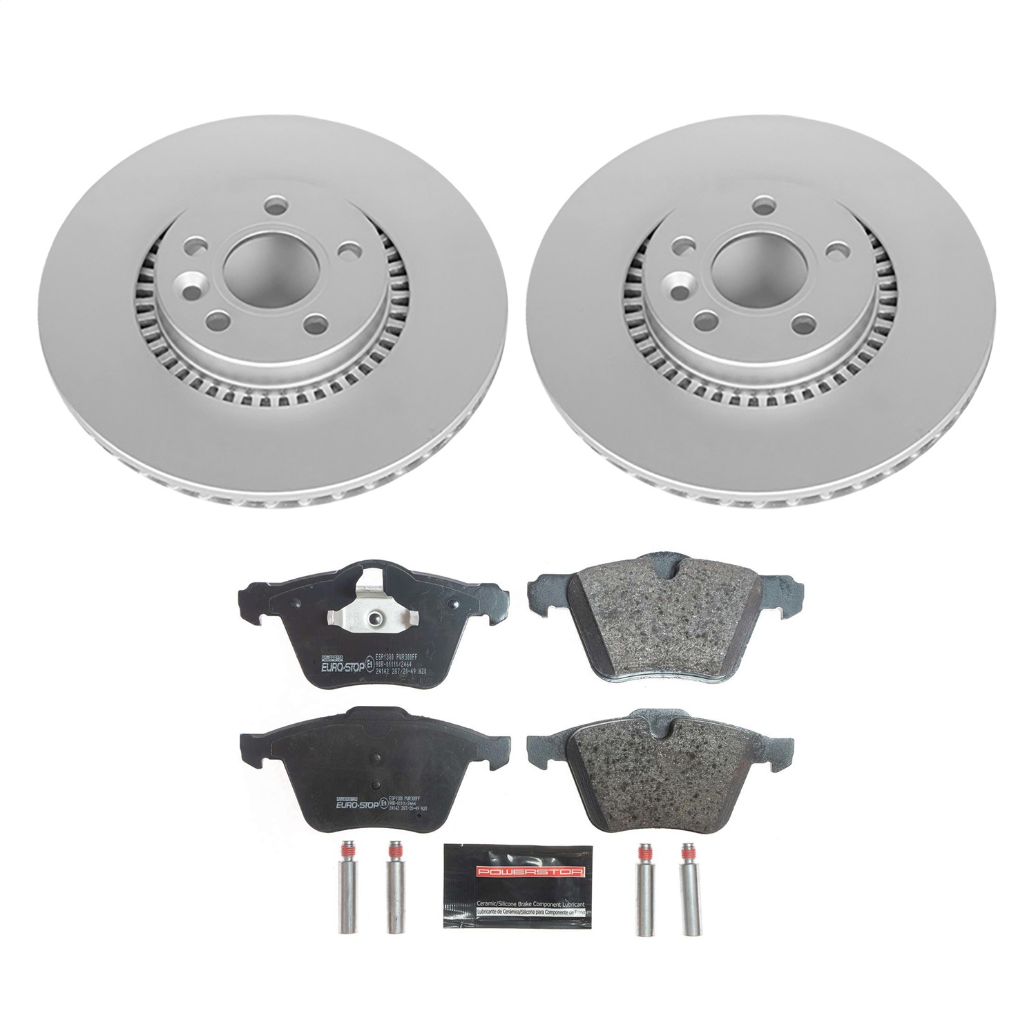 Power Stop - ESK4698A - Front - Disc Brake Pad and Rotor Kit