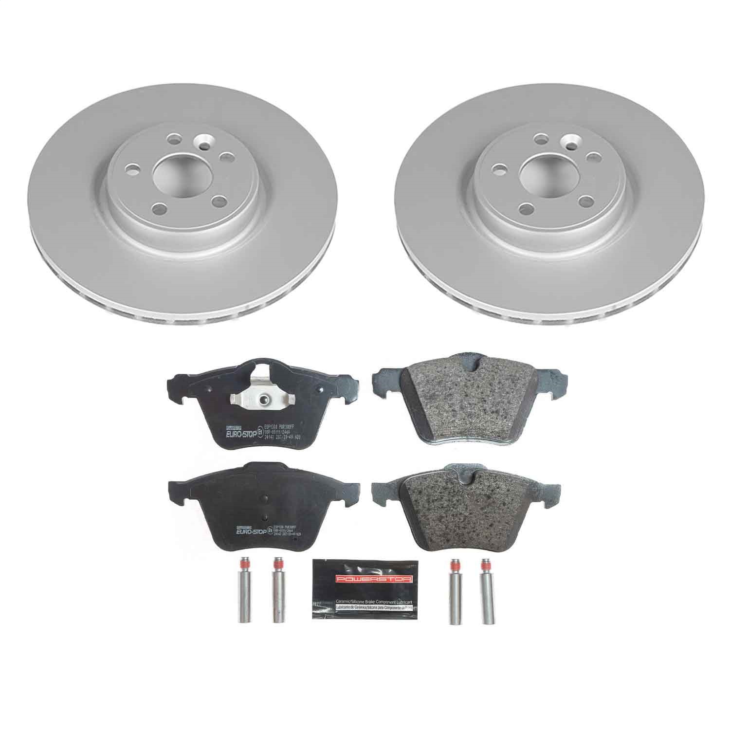 Power Stop - ESK4699A - Front - Disc Brake Pad and Rotor Kit