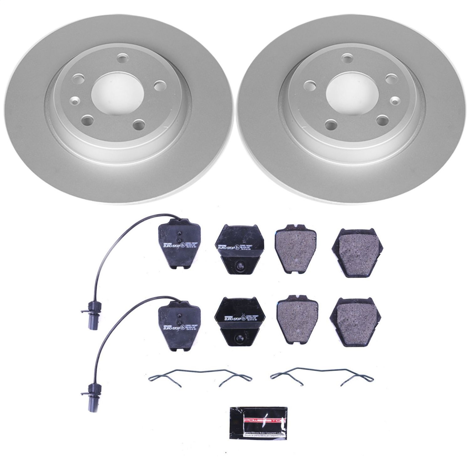 Power Stop - ESK4745 - Rear - Disc Brake Pad and Rotor Kit