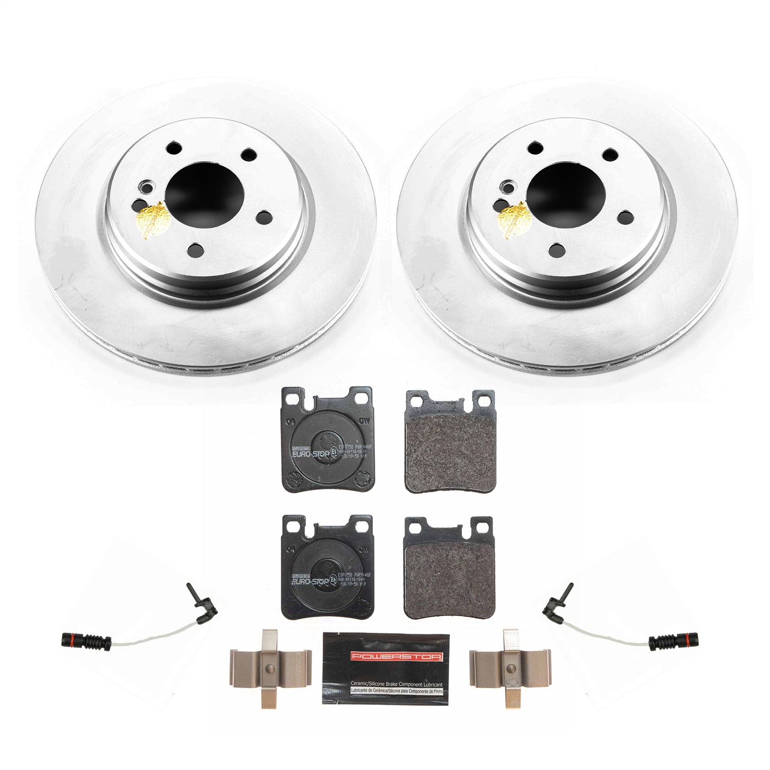 Power Stop - ESK5053 - Rear - Disc Brake Pad and Rotor Kit
