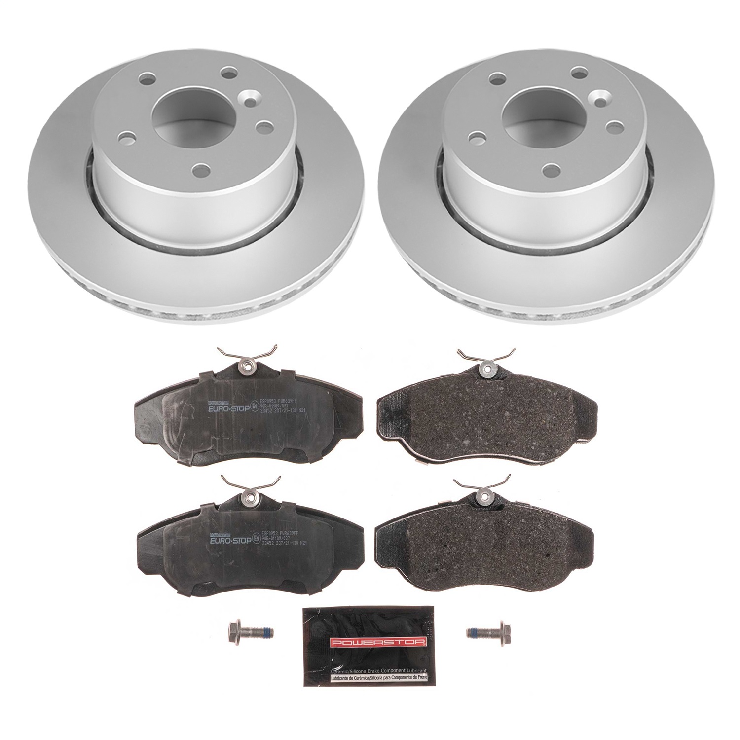 Power Stop - ESK5106 - Front - Disc Brake Pad and Rotor Kit