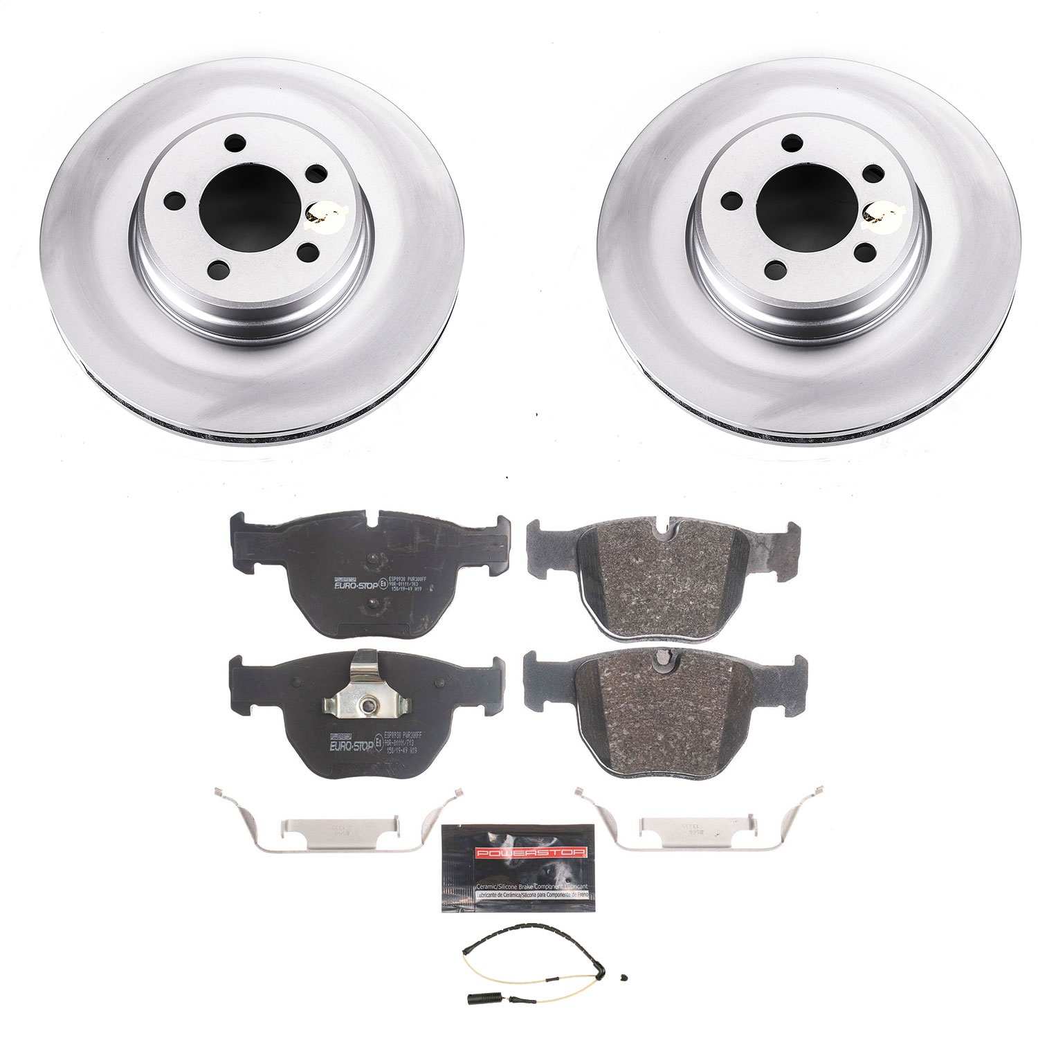 Power Stop - ESK5111 - Front - Disc Brake Pad and Rotor Kit