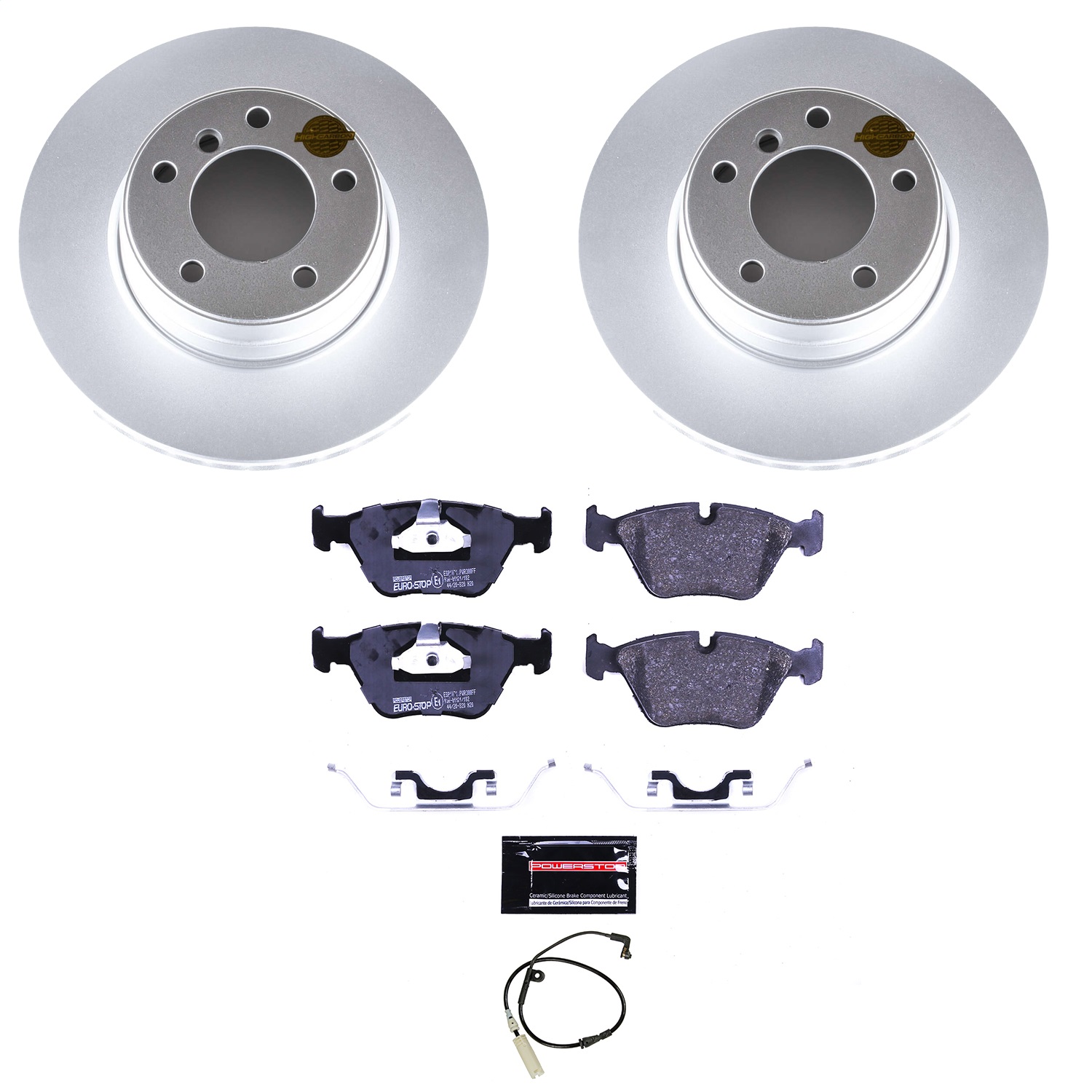 Power Stop - ESK5156 - Front - Disc Brake Pad and Rotor Kit
