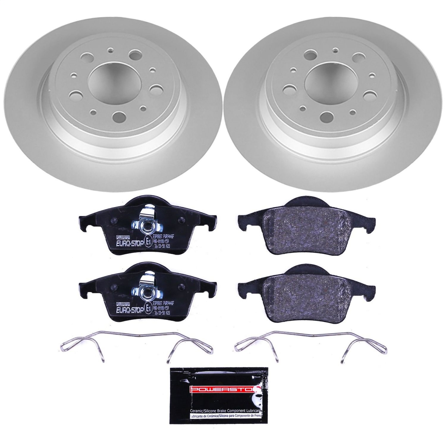 Power Stop - ESK5196 - Rear - Disc Brake Pad and Rotor Kit