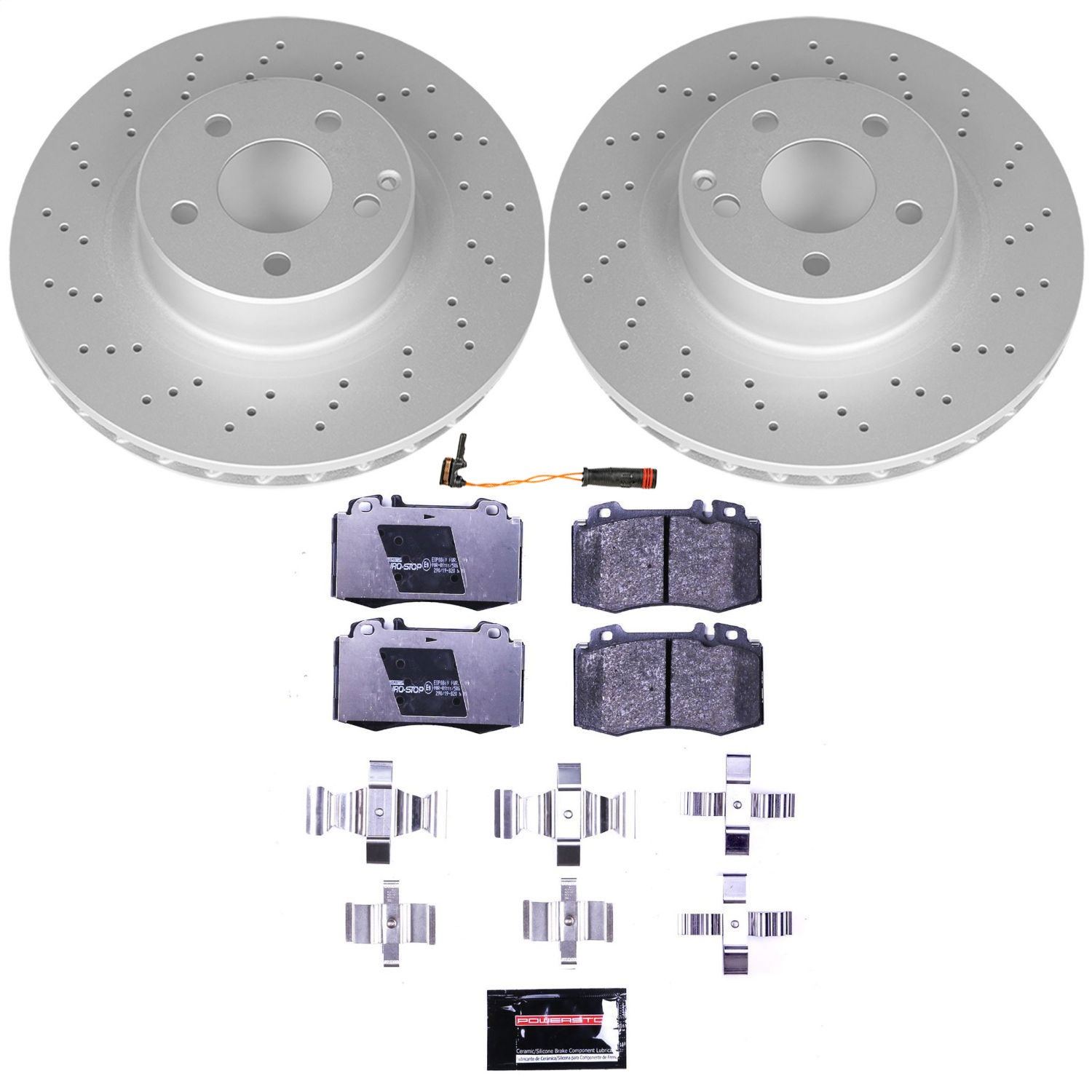 Power Stop - ESK5235 - Front - Disc Brake Pad and Rotor Kit