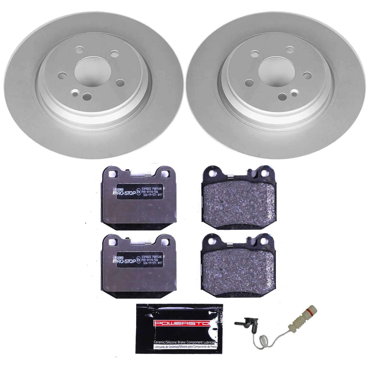 Power Stop - ESK5261 - Rear - Disc Brake Pad and Rotor Kit