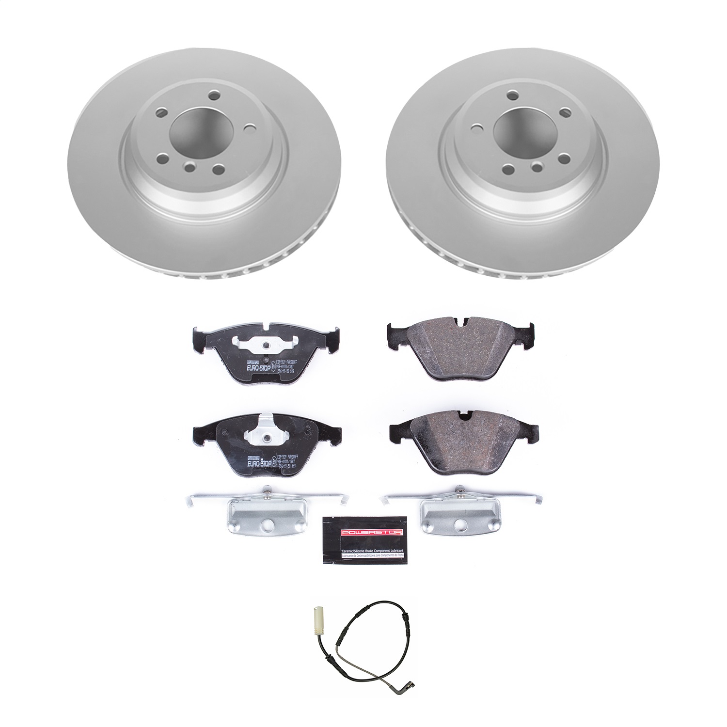 Power Stop - ESK5281A - Front - Disc Brake Pad and Rotor Kit